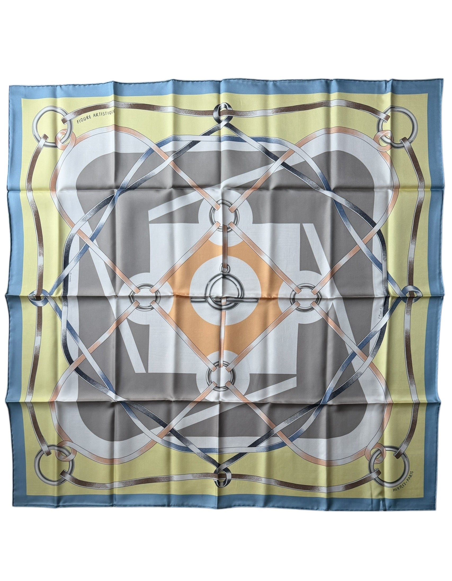 ASC Resale Hermes NWT Figure Artistique 90cm Silk Scarf