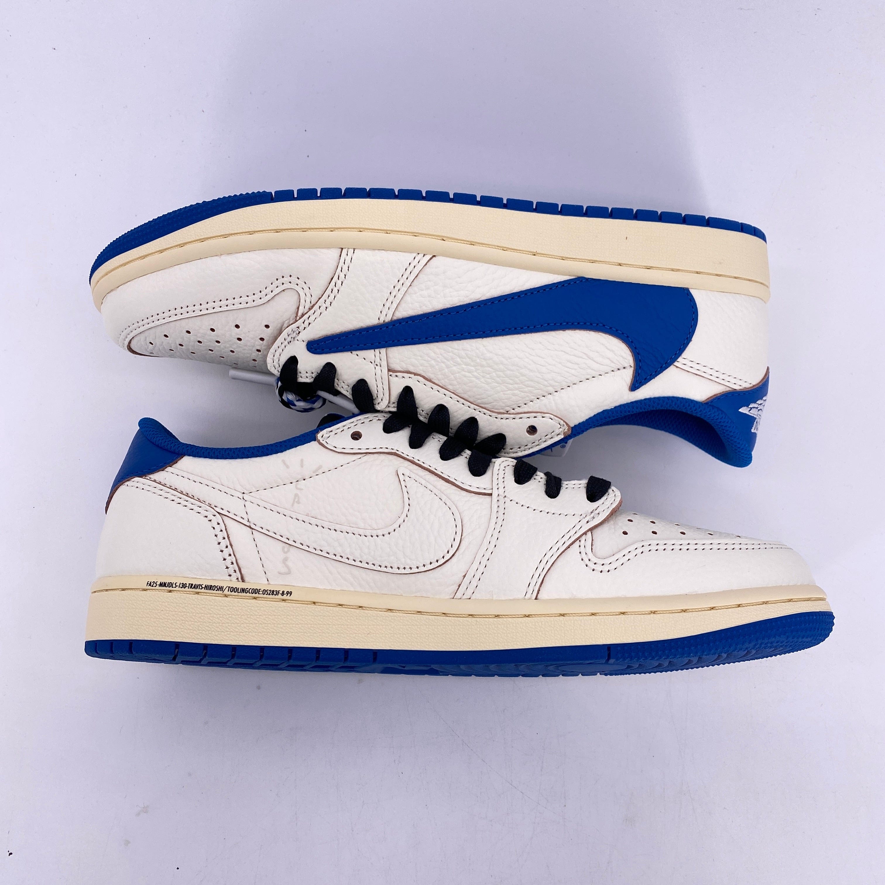 Air Jordan 1 Low OG SP "Travis Fragment Military Blue" 2025 New Size 9