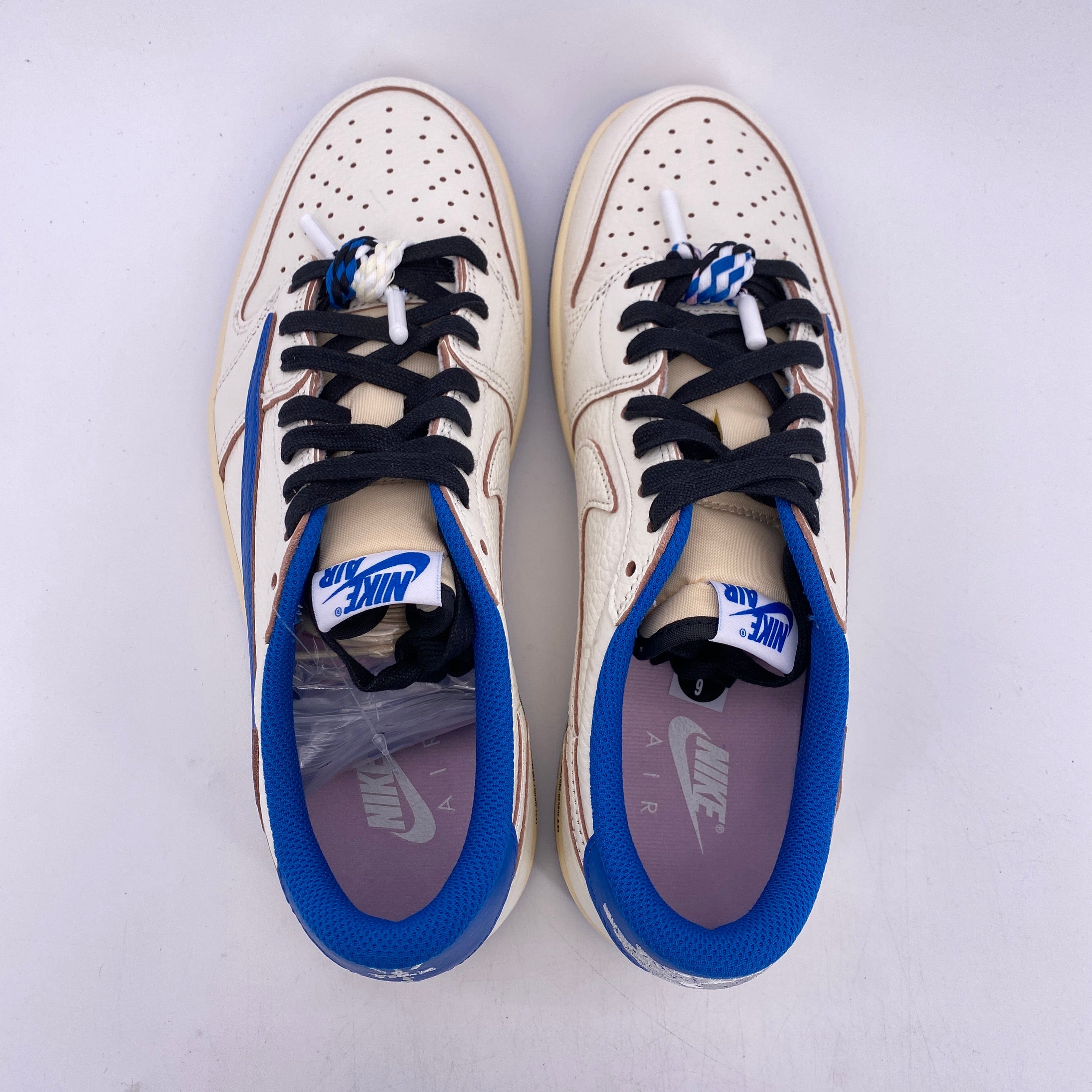 Air Jordan 1 Low OG SP "Travis Fragment Military Blue" 2025 New Size 9