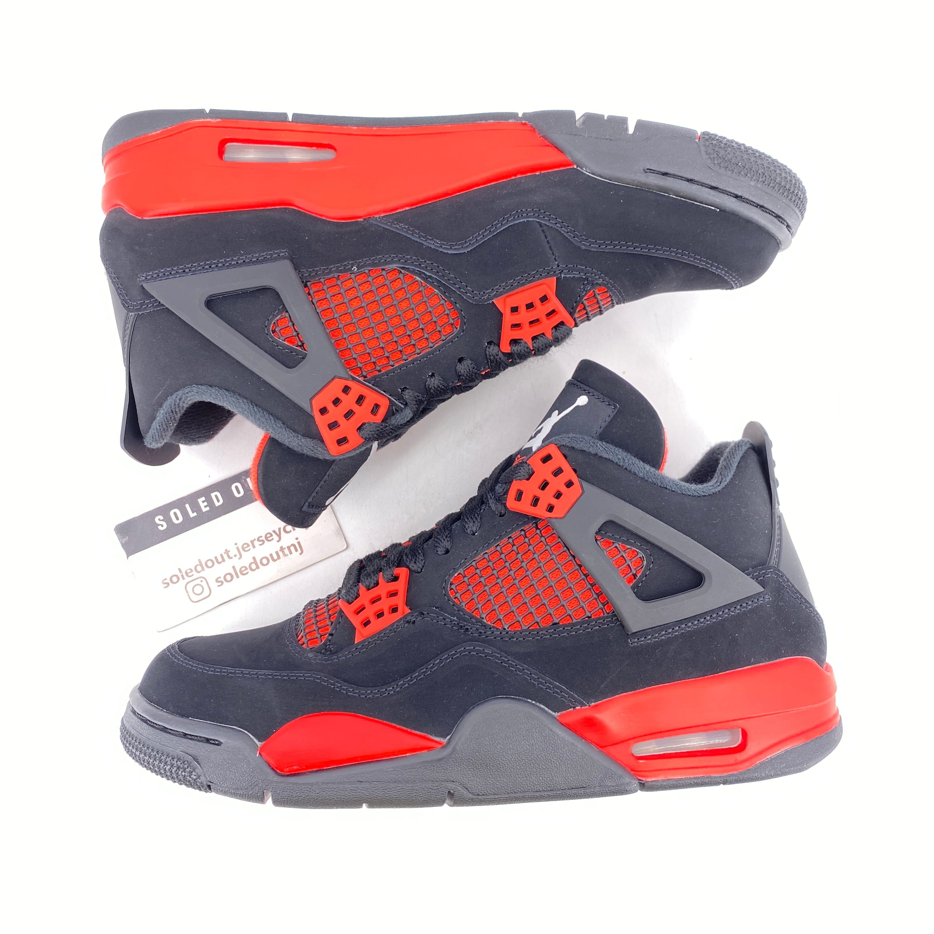 Air Jordan 4 Retro "Red Thunder" 2022 New Size 7.5