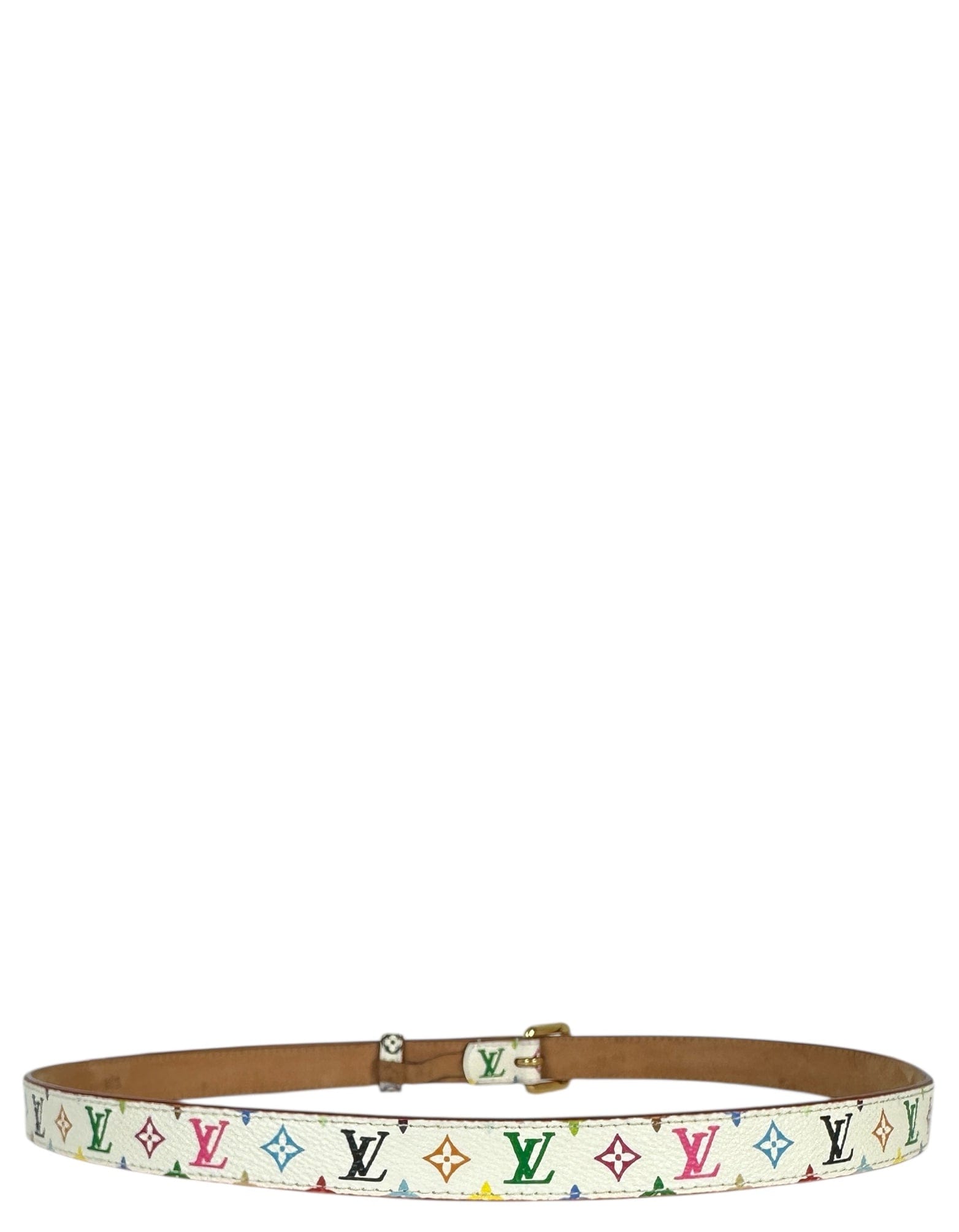 ASC Resale Louis Vuitton Multicolor Monogram Belt sz 90/ 36"