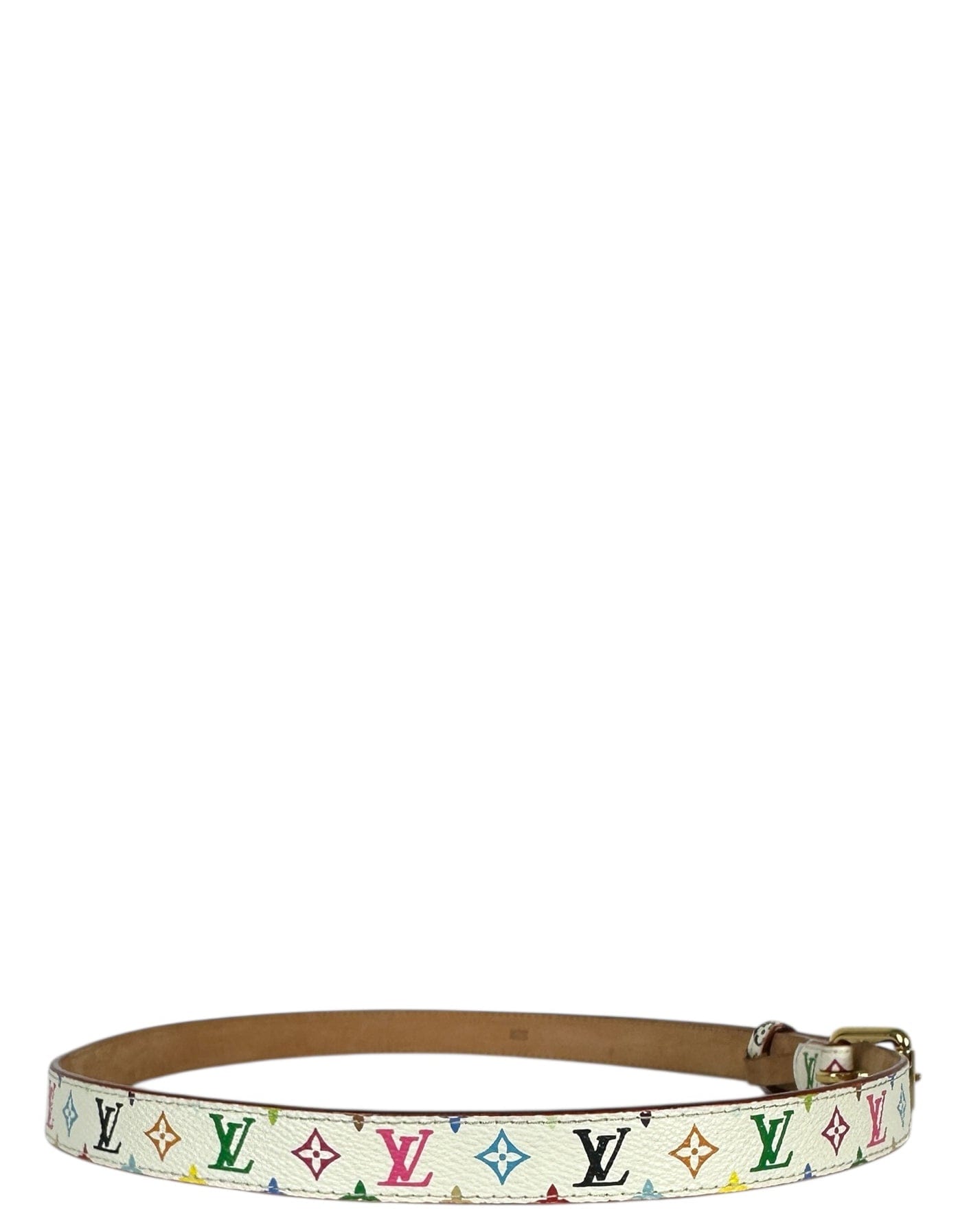 ASC Resale Louis Vuitton Multicolor Monogram Belt sz 90/ 36"