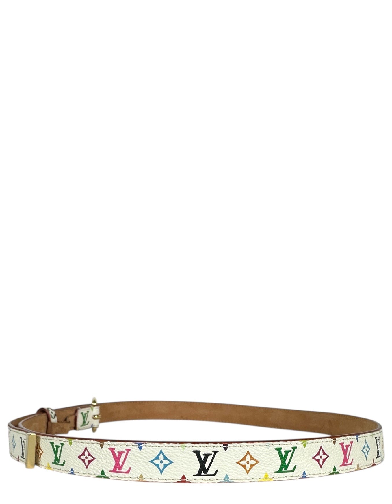 ASC Resale Louis Vuitton Multicolor Monogram Belt sz 90/ 36"