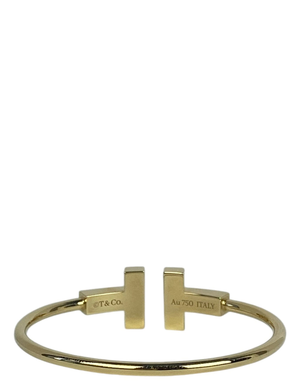 ASC Resale Tiffany MOP/ 18k Wide T Wire Bracelet