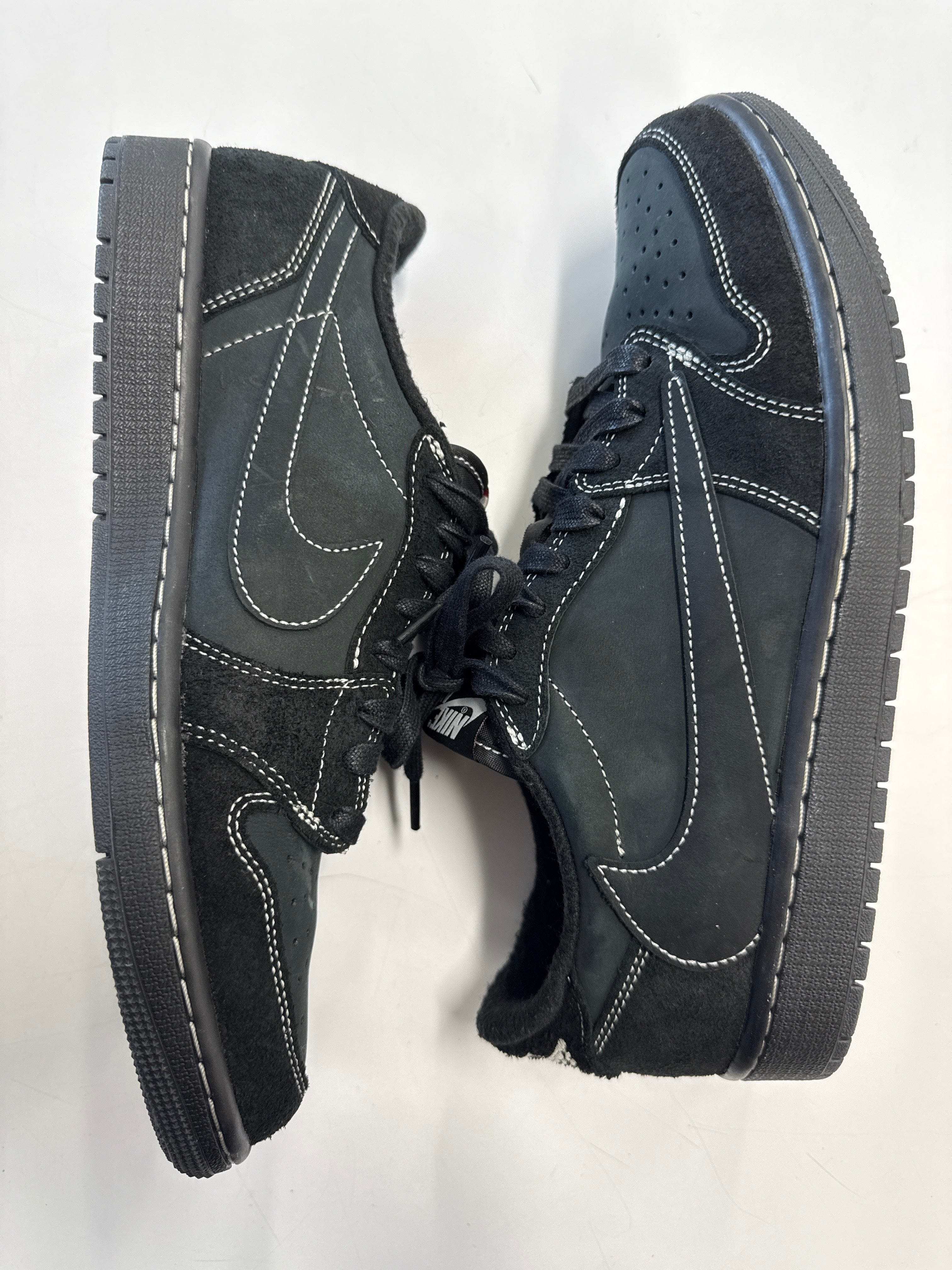 AIR JORDAN 1 LOW TRAVIS SCOTT PHANTOM - SIZE 10 (WORN) - SUPER CLEAN