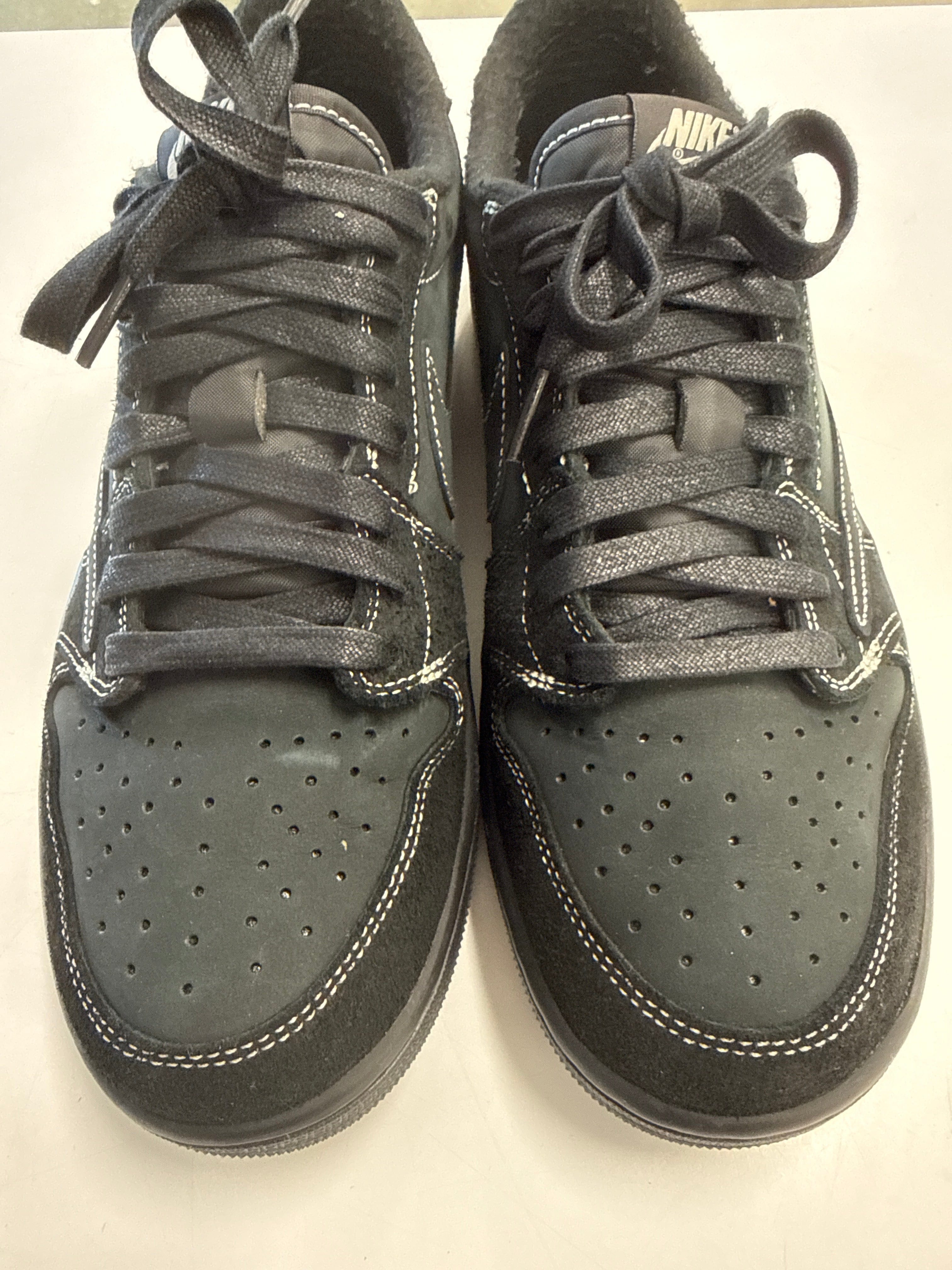 AIR JORDAN 1 LOW TRAVIS SCOTT PHANTOM - SIZE 10 (WORN) - SUPER CLEAN