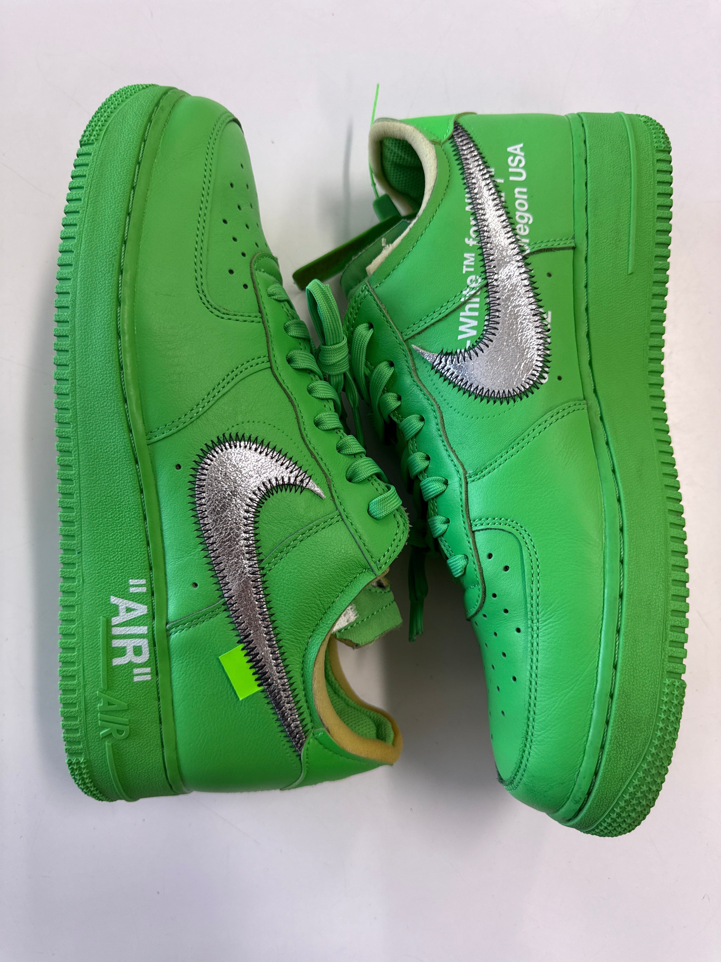 OFF WHITE AIR FORCE 1 LOW BROOKLYN - SIZE 10 (WORN)