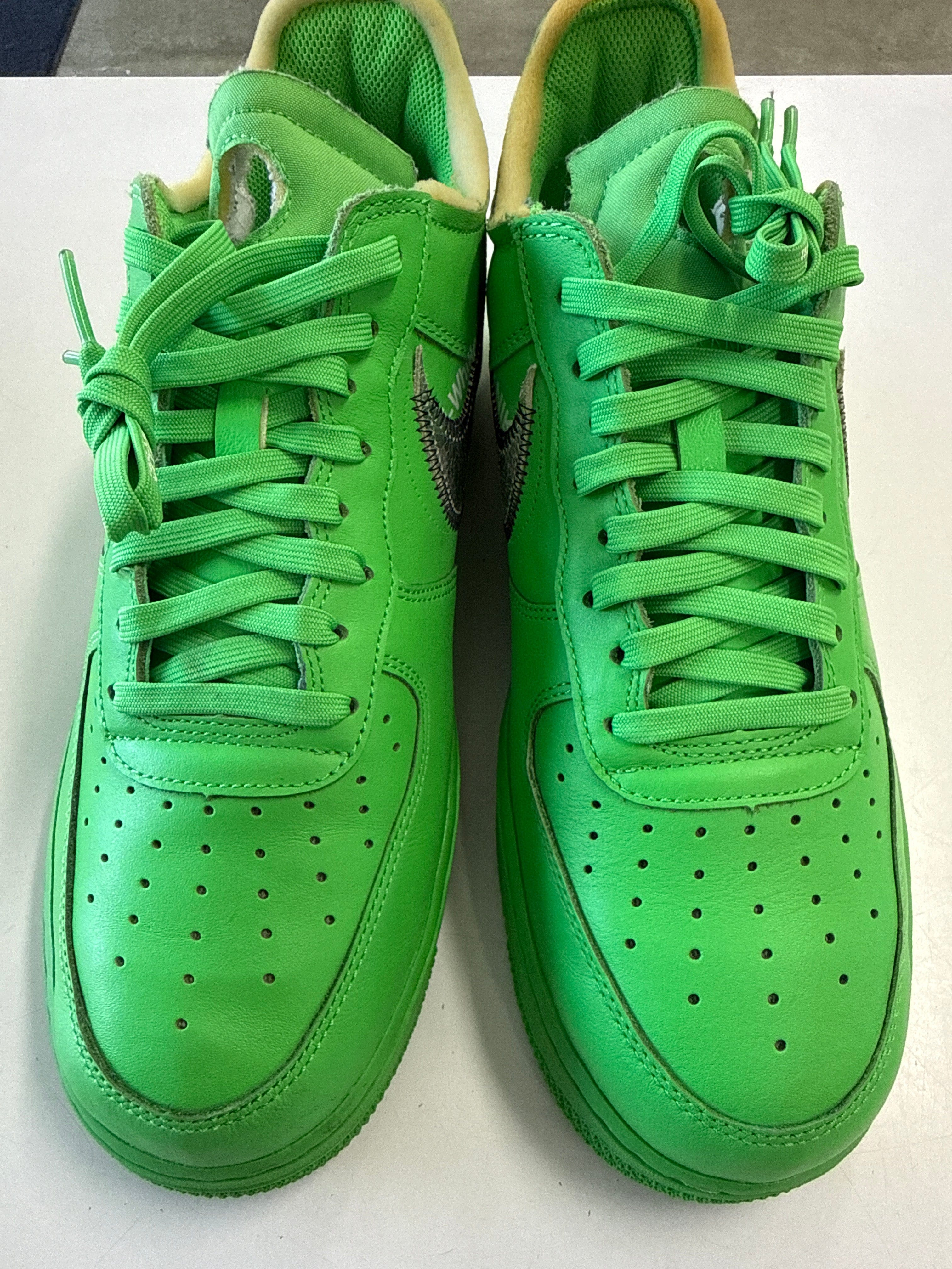 OFF WHITE AIR FORCE 1 LOW BROOKLYN - SIZE 10 (WORN)