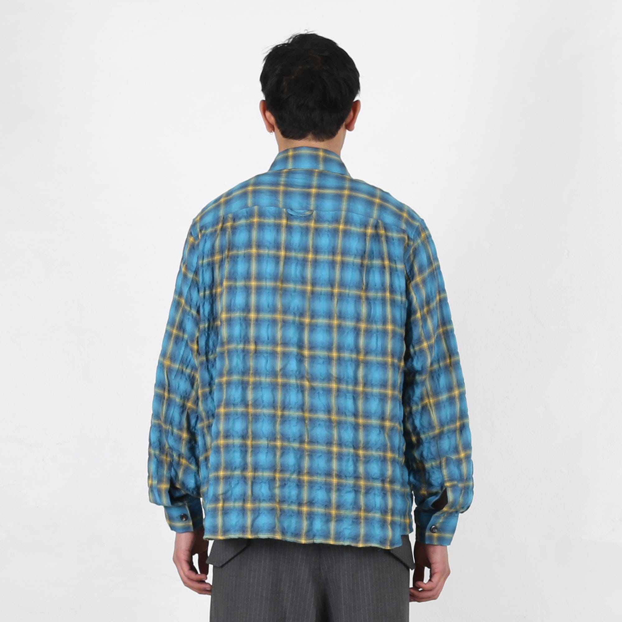 Laid.B Sun Bleached Check Shirts - Blue