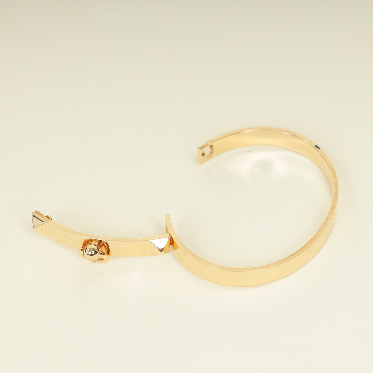 Hermes 18K Rose Gold Collier De Chien Small Model Bracelet