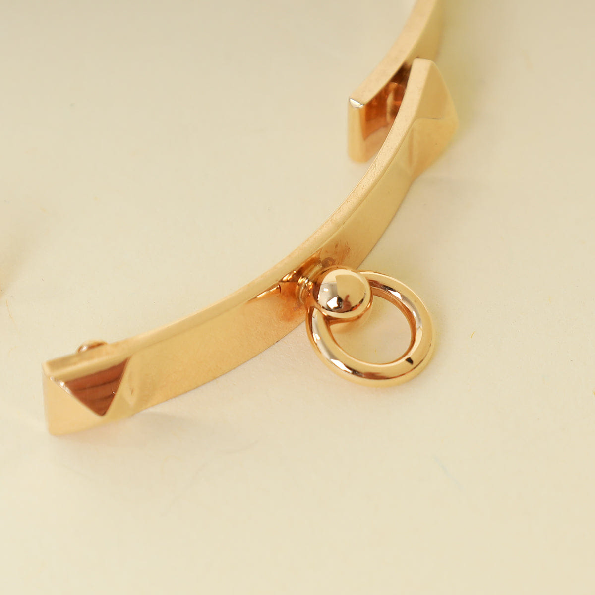 Hermes 18K Rose Gold Collier De Chien Small Model Bracelet