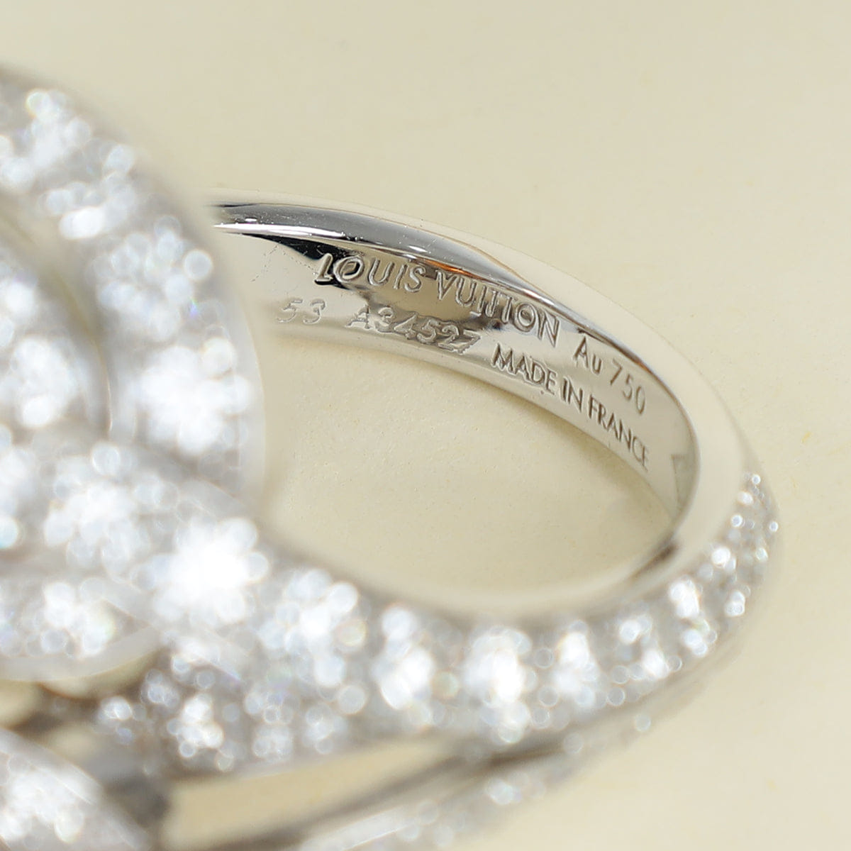 Louis Vuitton Conquêtes Monogram Flower Ring 53