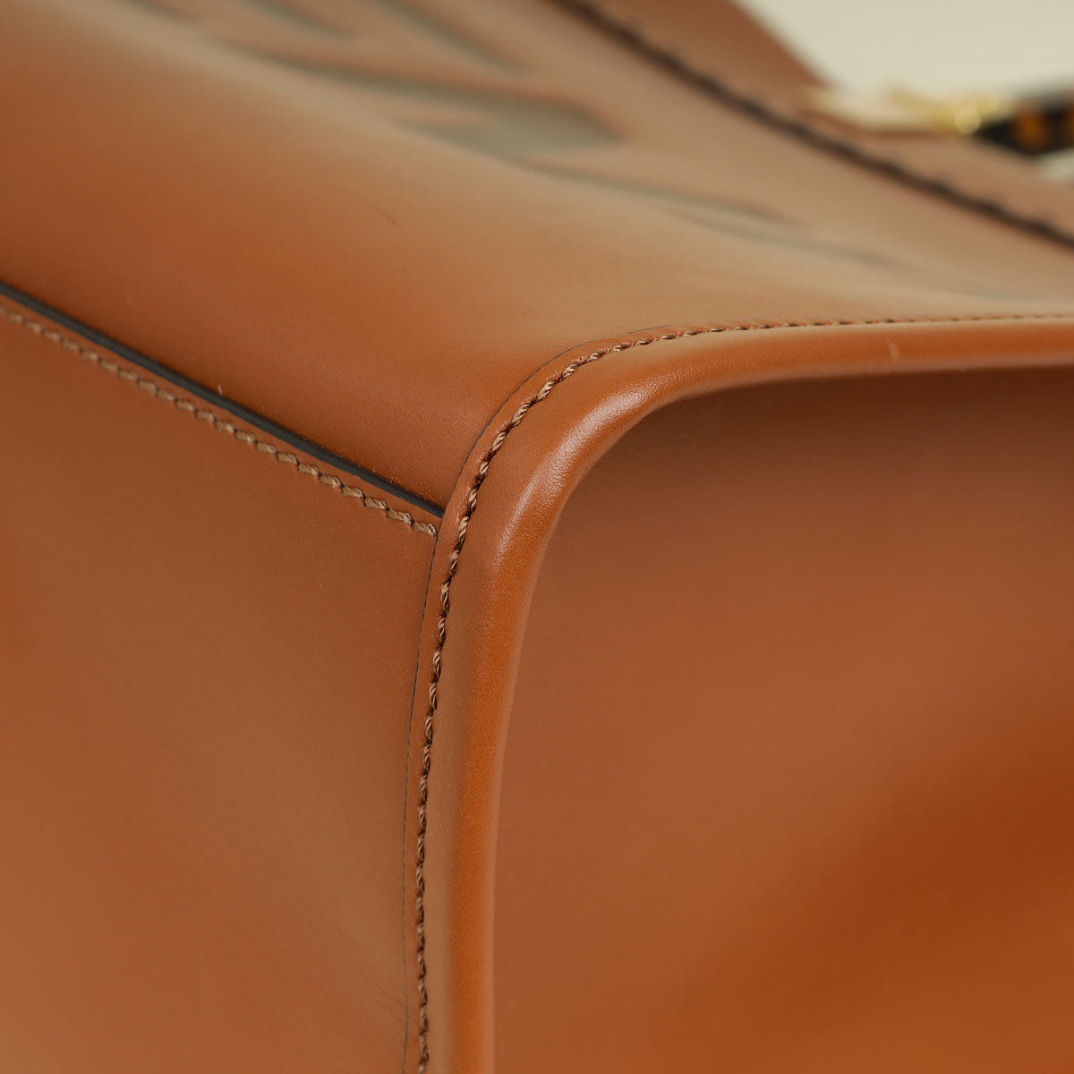 Fendi Brown Sunshine Medium Shopper Bag