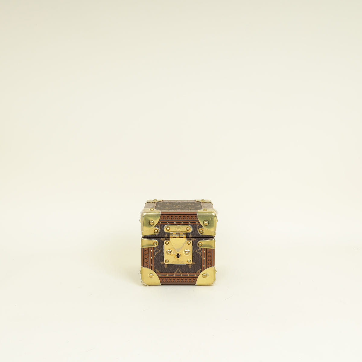 Louis Vuitton Brown Monogram Square Ring Trunk Case