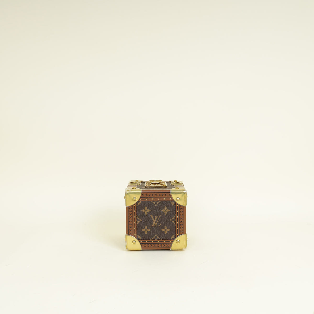 Louis Vuitton Brown Monogram Square Ring Trunk Case
