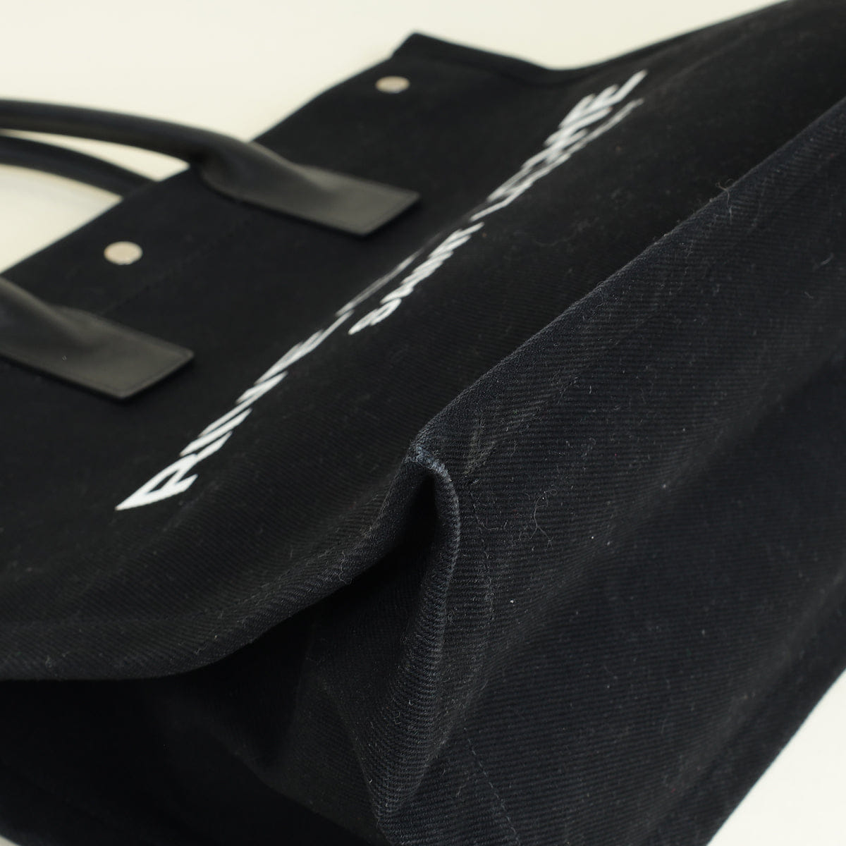 Saint Laurent YSL Black Rive Gauche Tote Bag