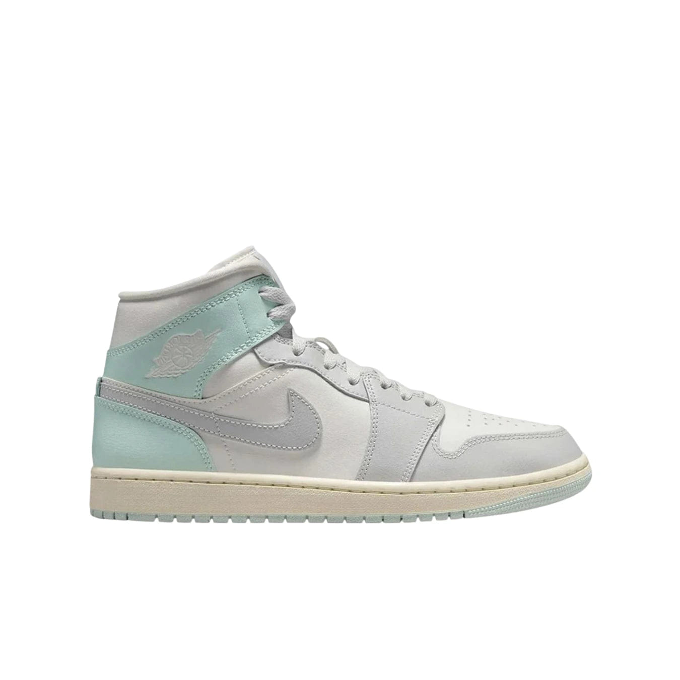 Air Jordan Jordan 1 Mid Football Grey Igloo (Women's)