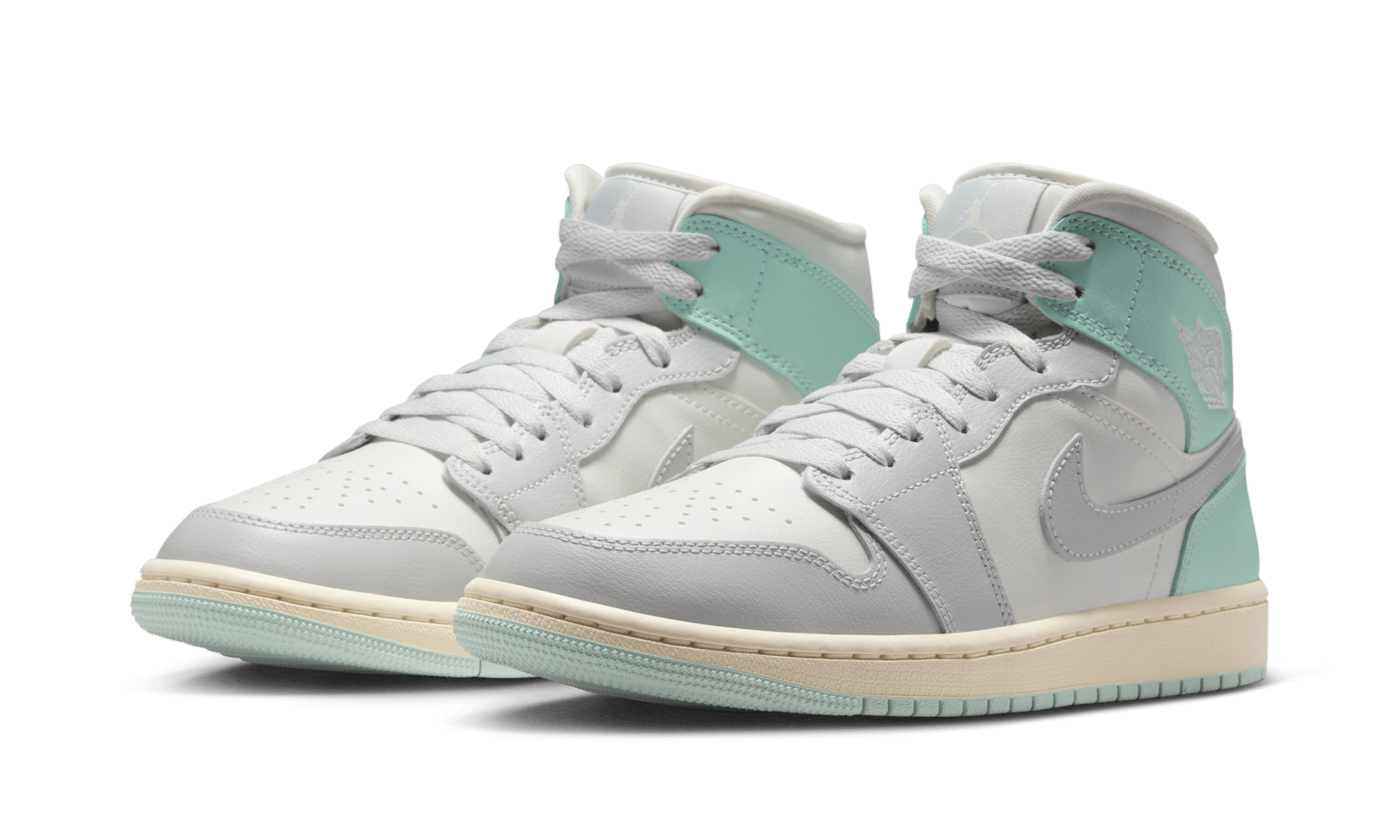 Air Jordan Jordan 1 Mid Football Grey Igloo (Women's)