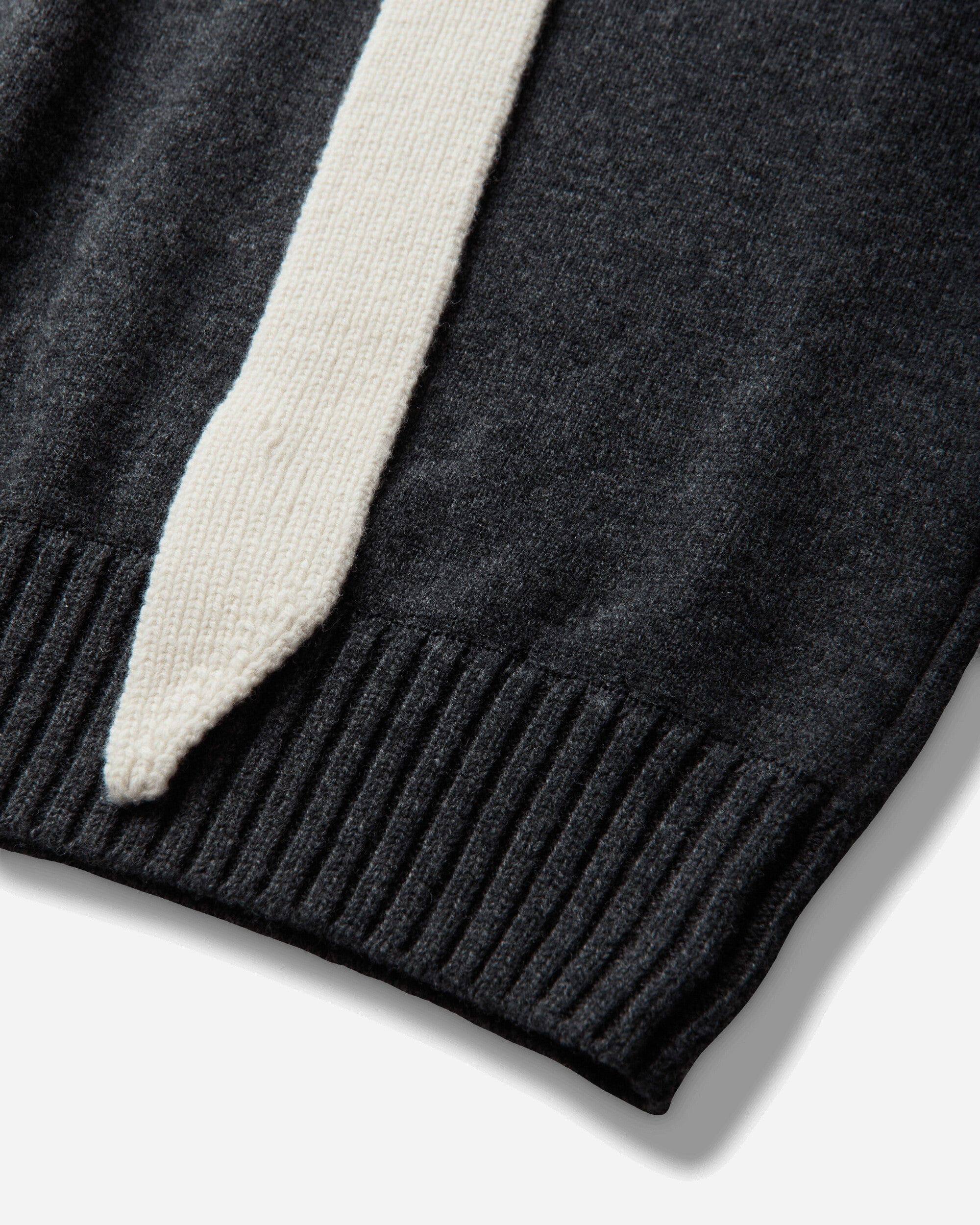 Sacai Men's Wool Knit Pullover Grey / Off White