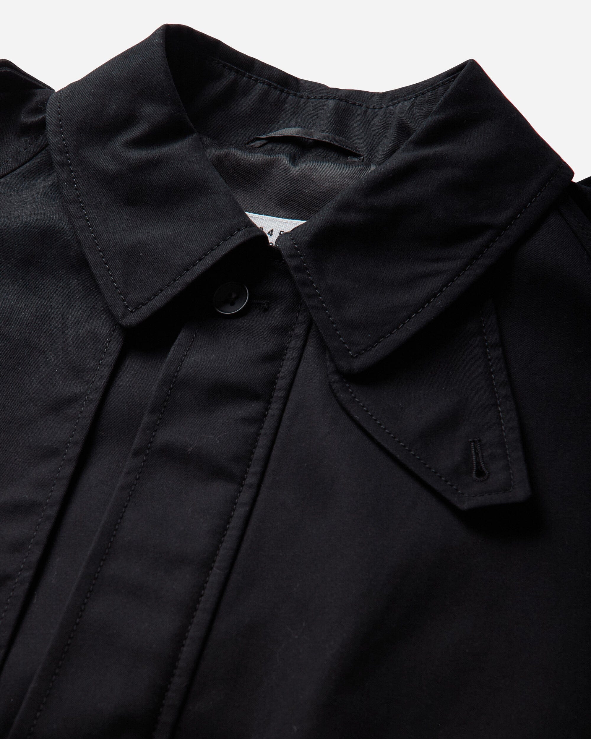 MM6 Maison Margiela Men's Cotton Twill Jacket Black