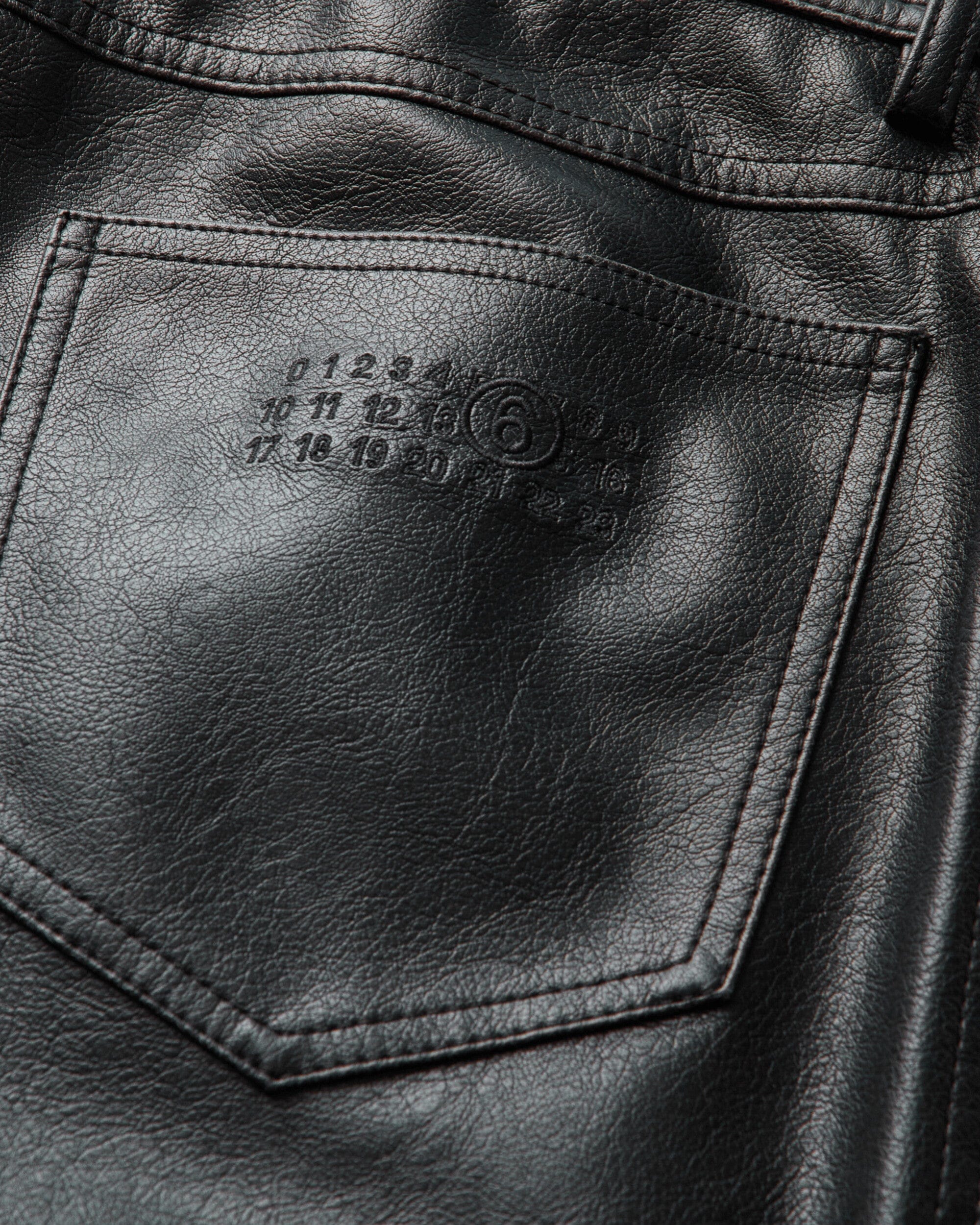 MM6 Maison Margiela Men's Coated Trousers Black