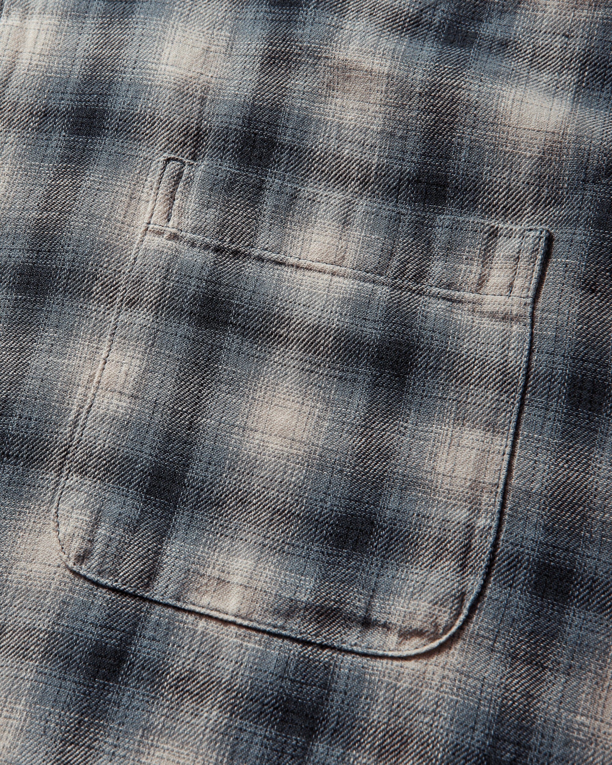 Stussy Liam Shortsleeve Plaid Shirt Blue