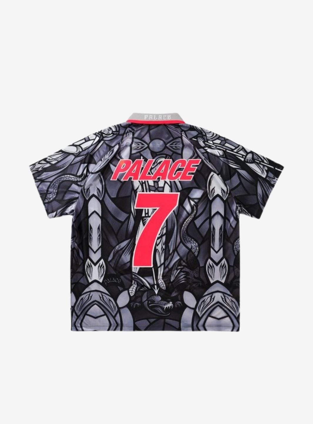 Palace Skateboards Palace x Nike England Dri-FIT Football Jersey Pewter Grey/Bright Crimson