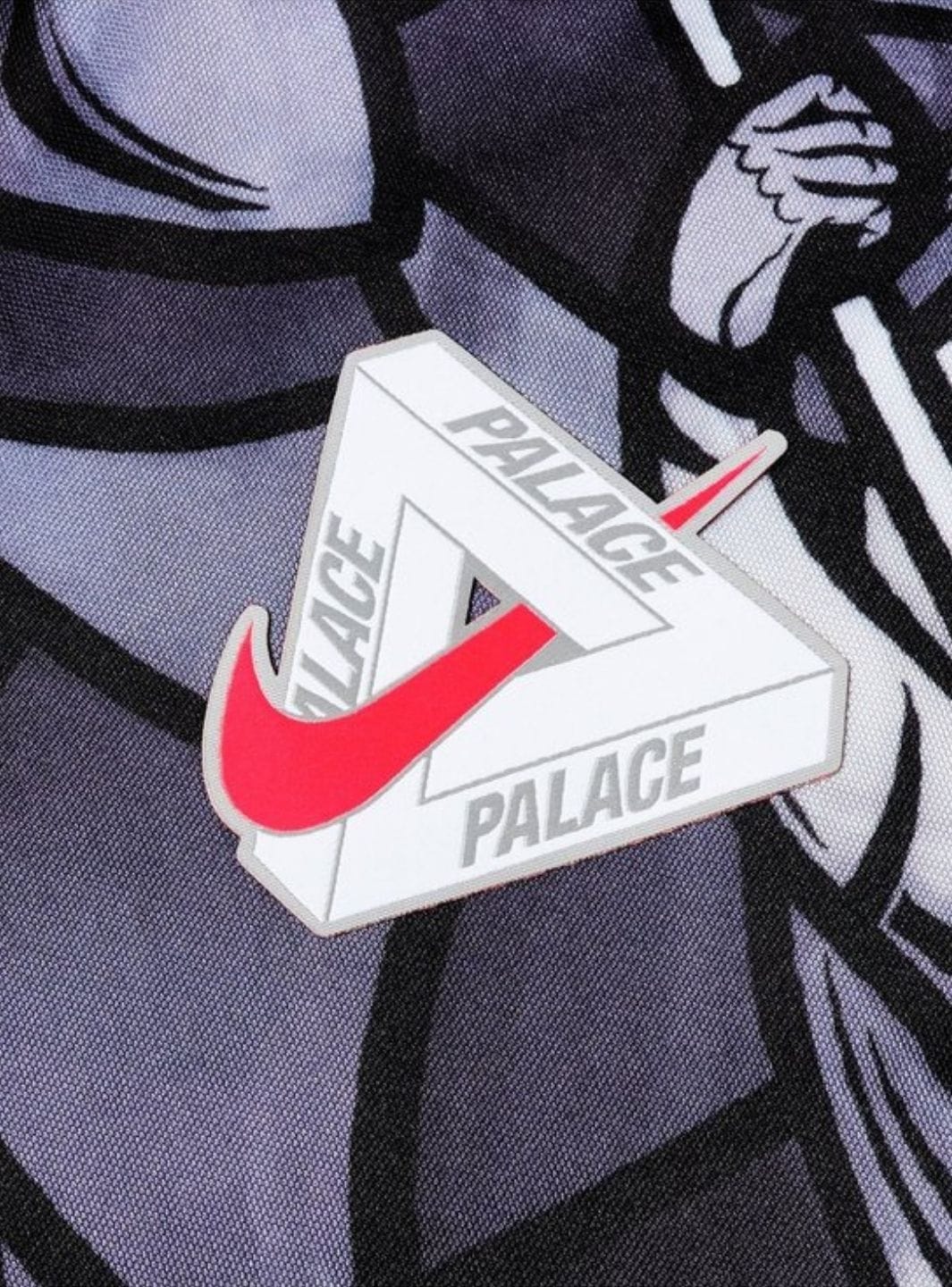 Palace Skateboards Palace x Nike England Dri-FIT Football Jersey Pewter Grey/Bright Crimson