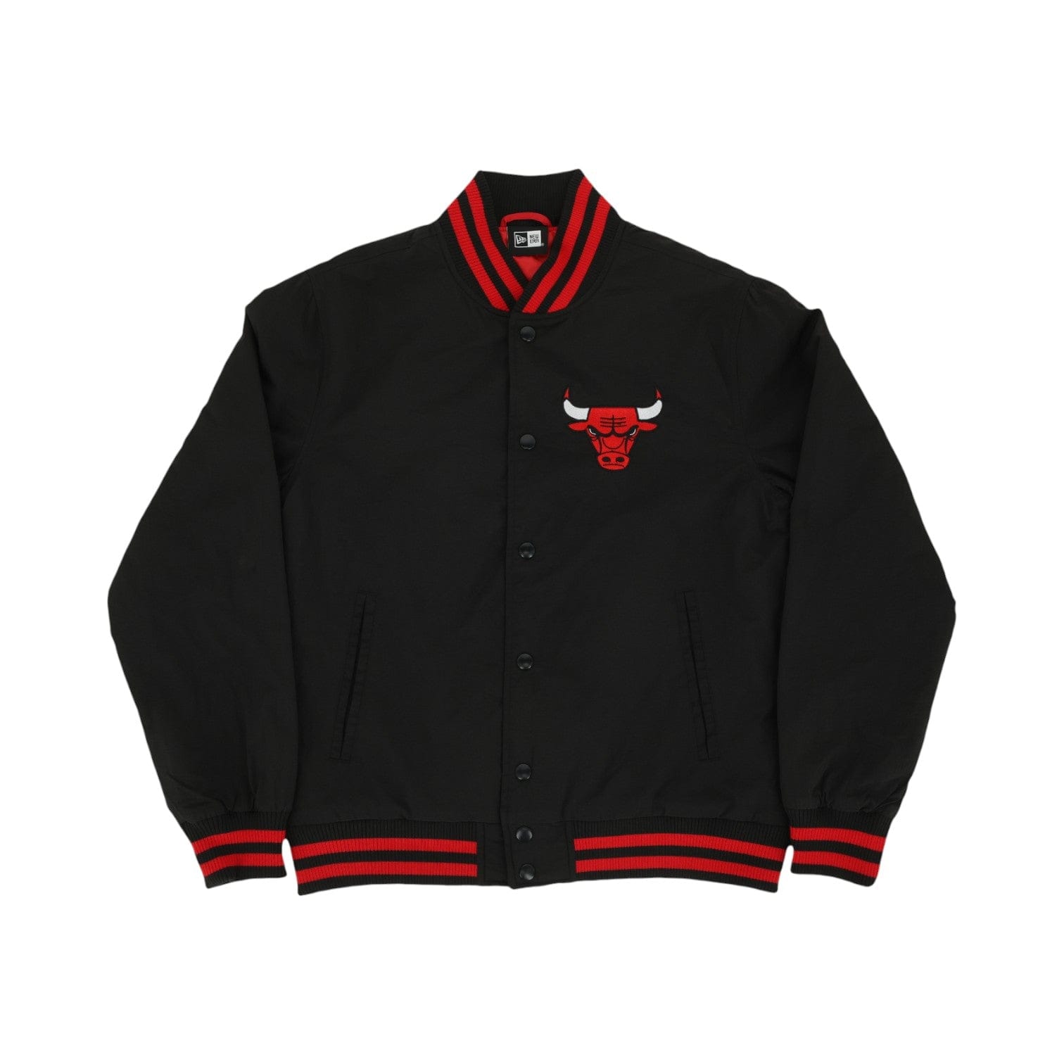 New Era Team Logo Jacket Chicago Bulls NBA Black