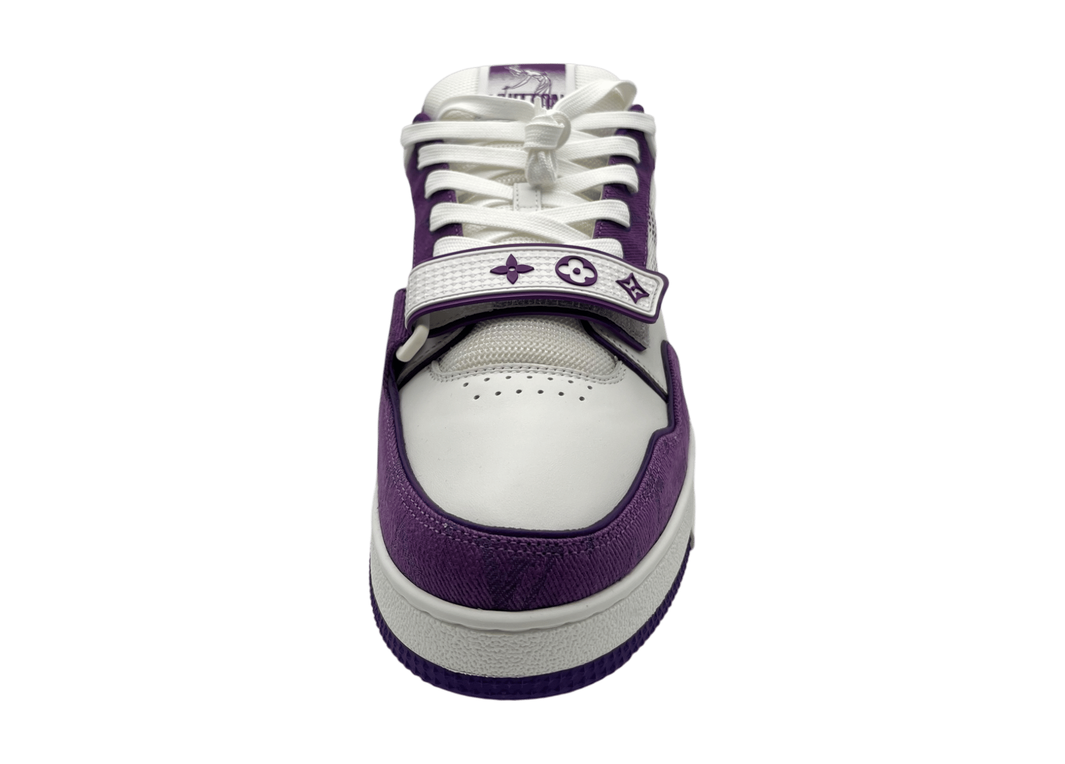 Louis Vuitton Trainer Denim Purple Strap COND NEW (NO BOX)