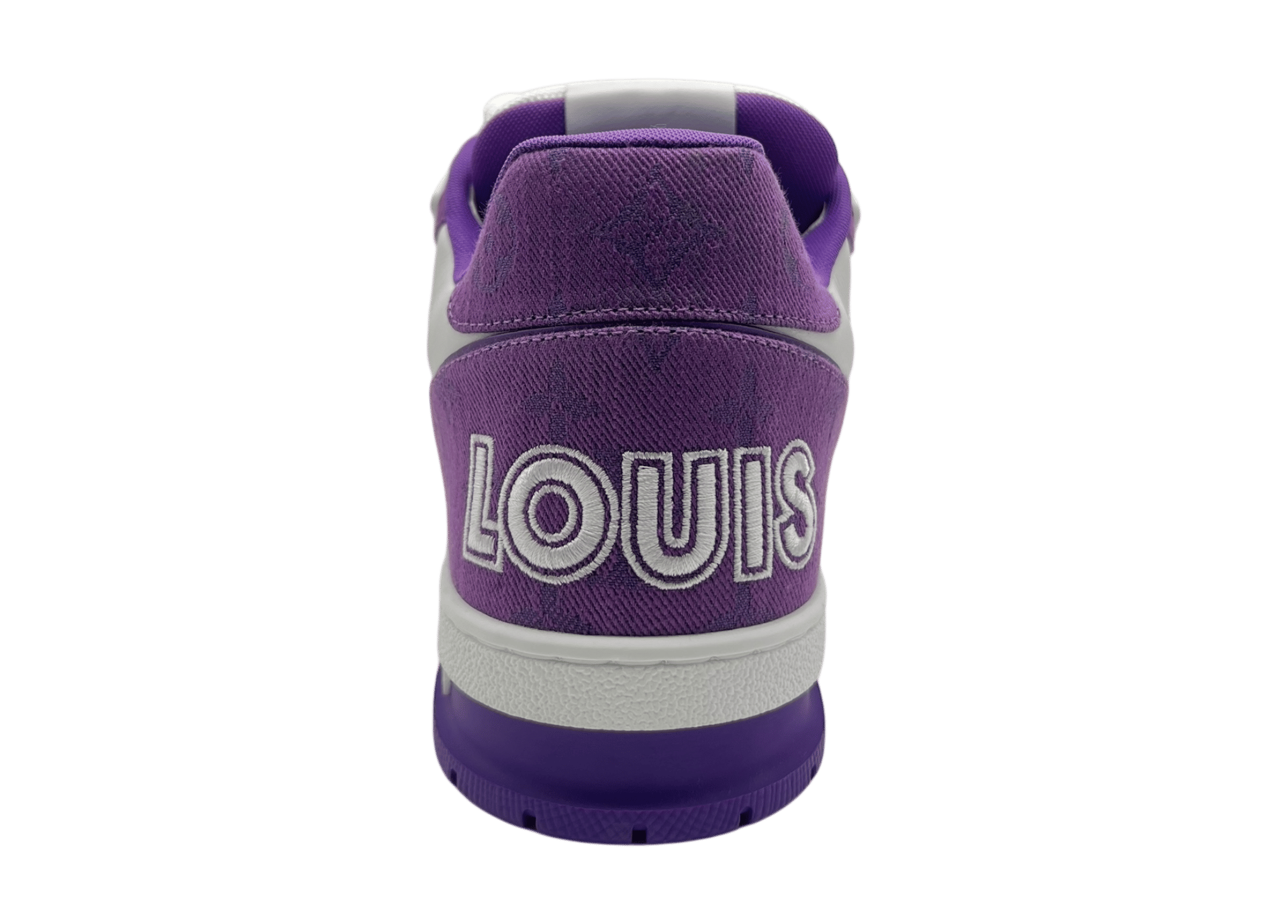Louis Vuitton Trainer Denim Purple Strap COND NEW (NO BOX)