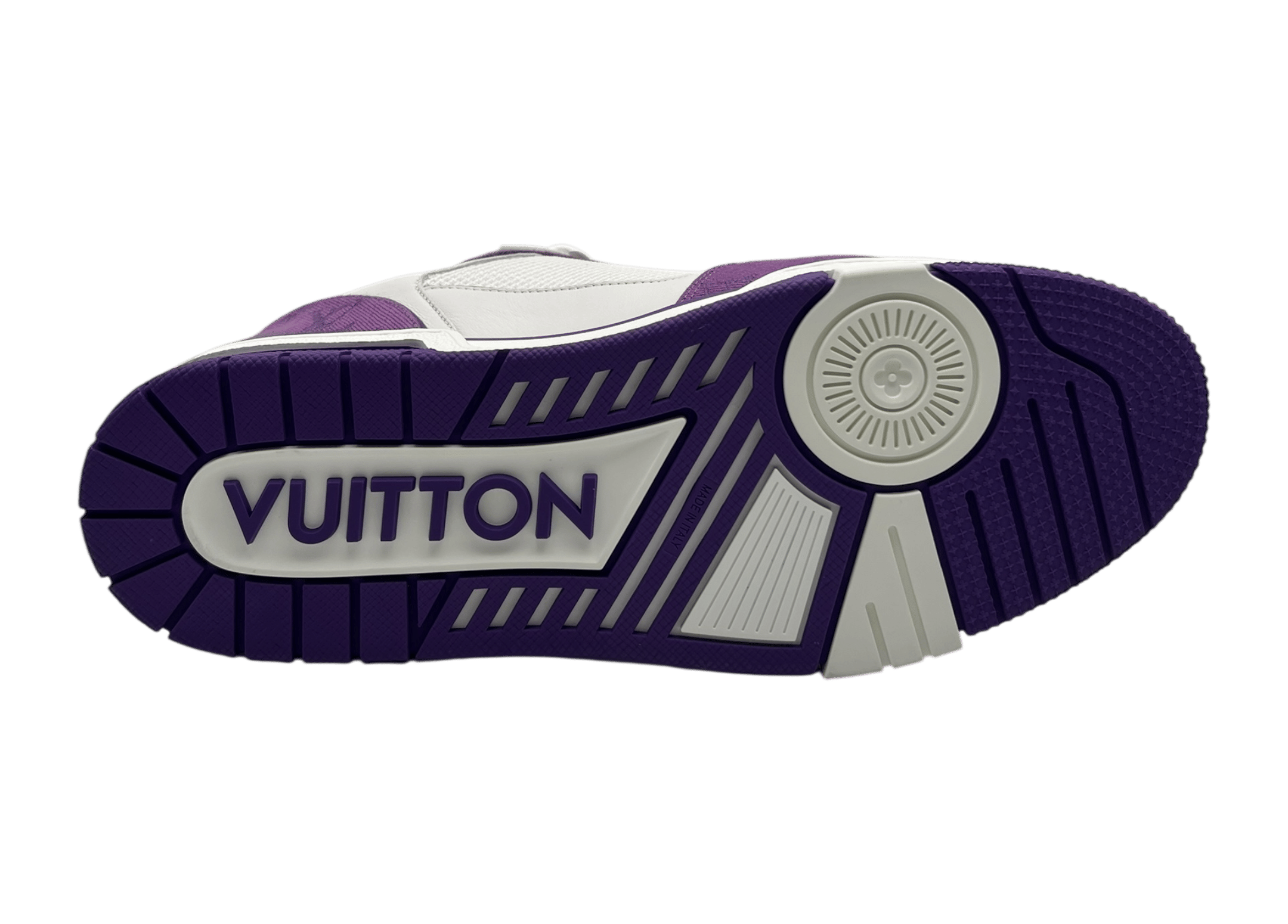 Louis Vuitton Trainer Denim Purple Strap COND NEW (NO BOX)