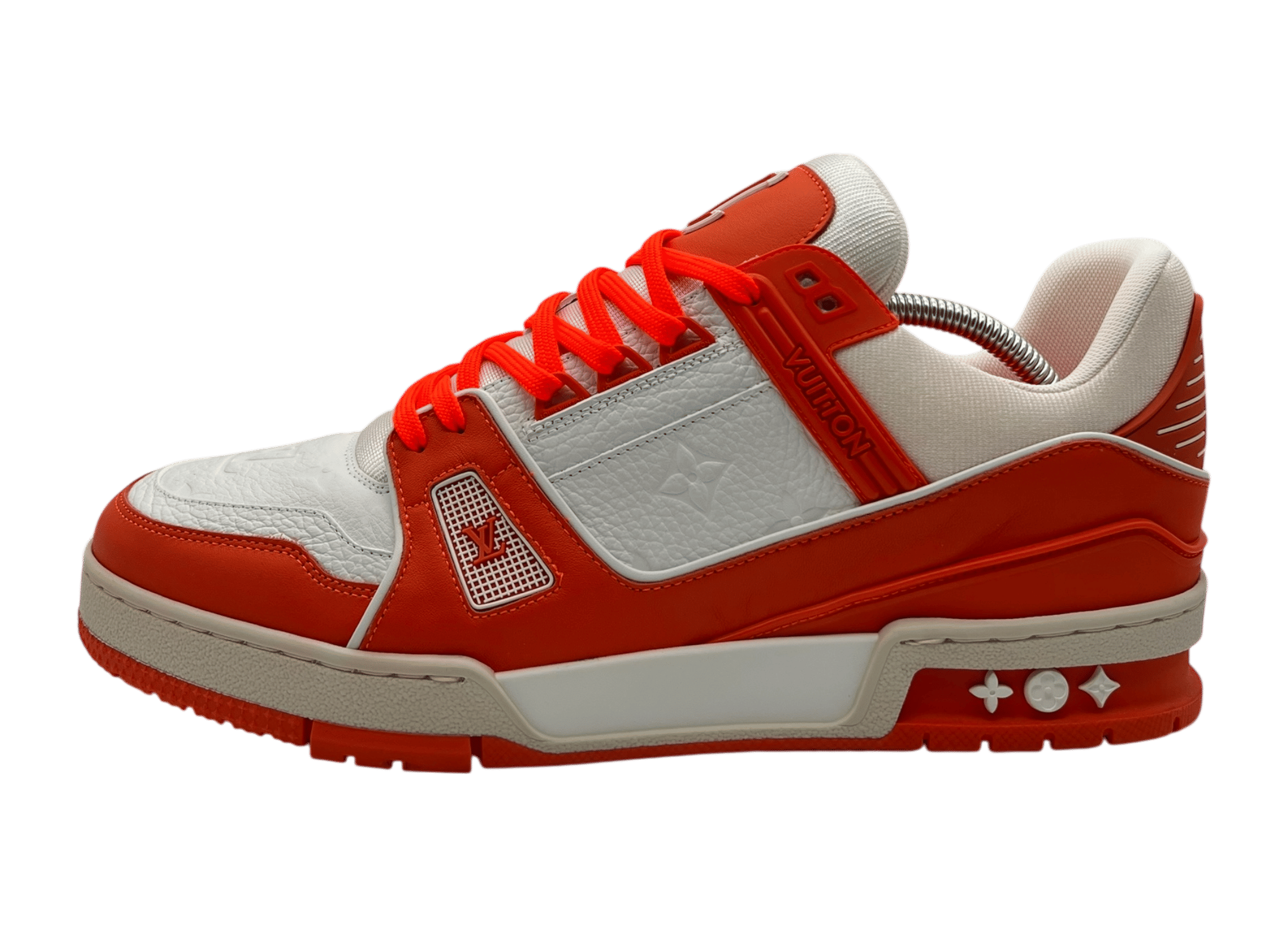 Louis Vuitton Trainer White Orange Fluo COND NEW (NO BOX)