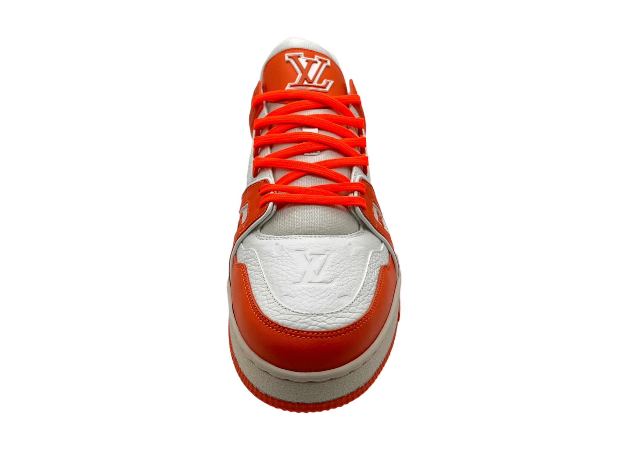 Louis Vuitton Trainer White Orange Fluo COND NEW (NO BOX)