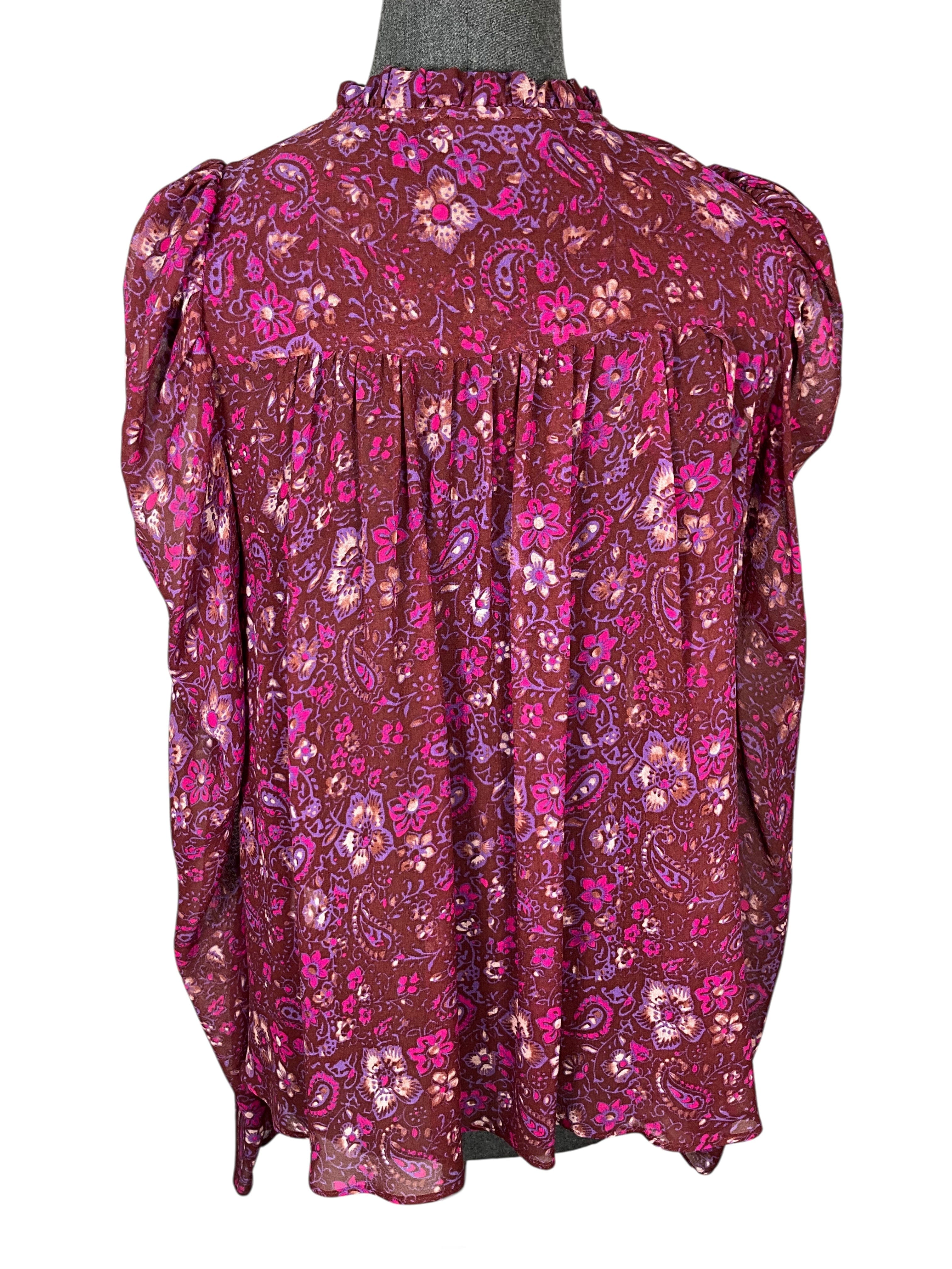 Ulla Johnson Paisley Print Carmine Blouse Size S