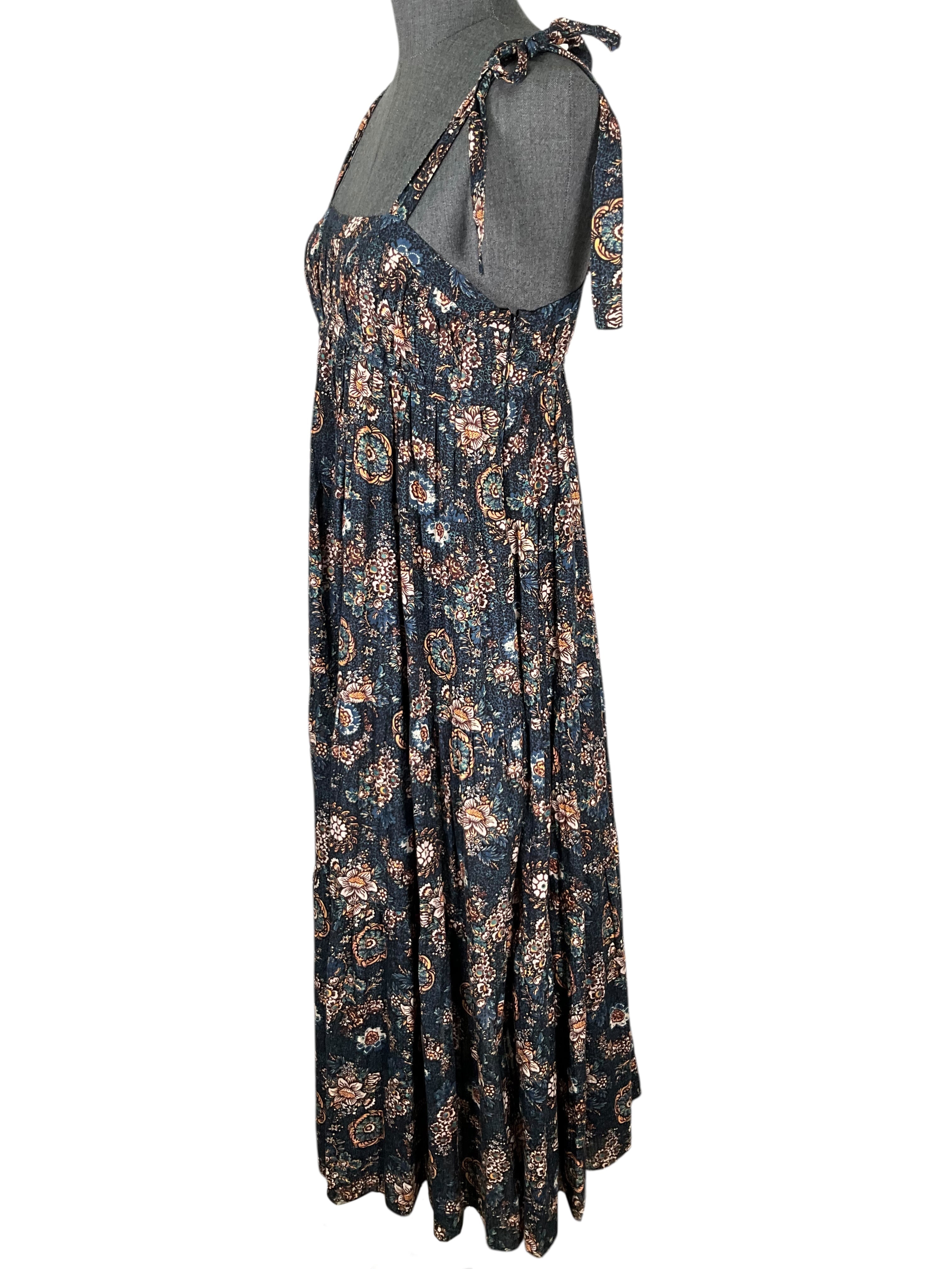 Ulla Johnson Printed Silk Cordelia Midi Dress Size S