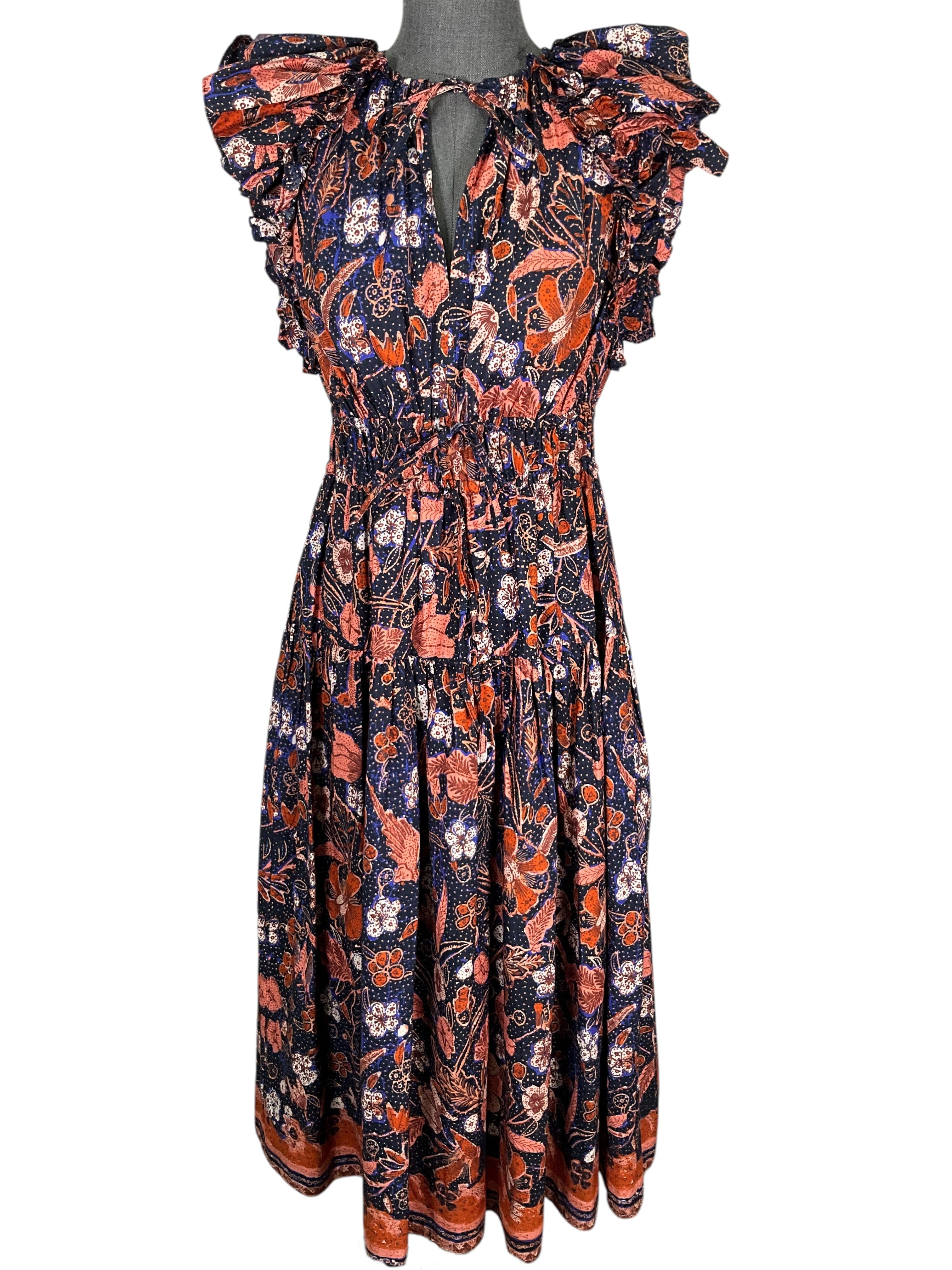Ulla Johnson Floral Printed Arina Dress Size S