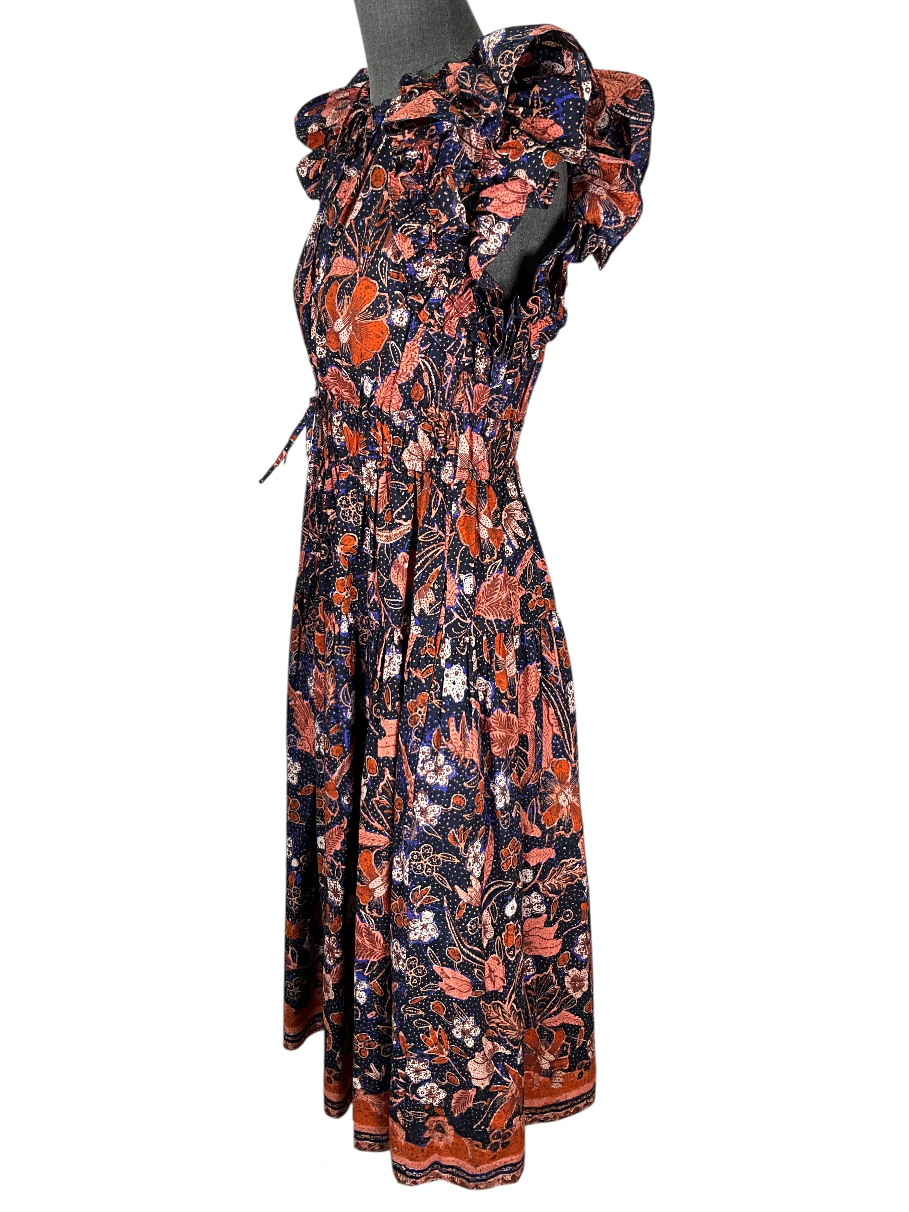 Ulla Johnson Floral Printed Arina Dress Size S