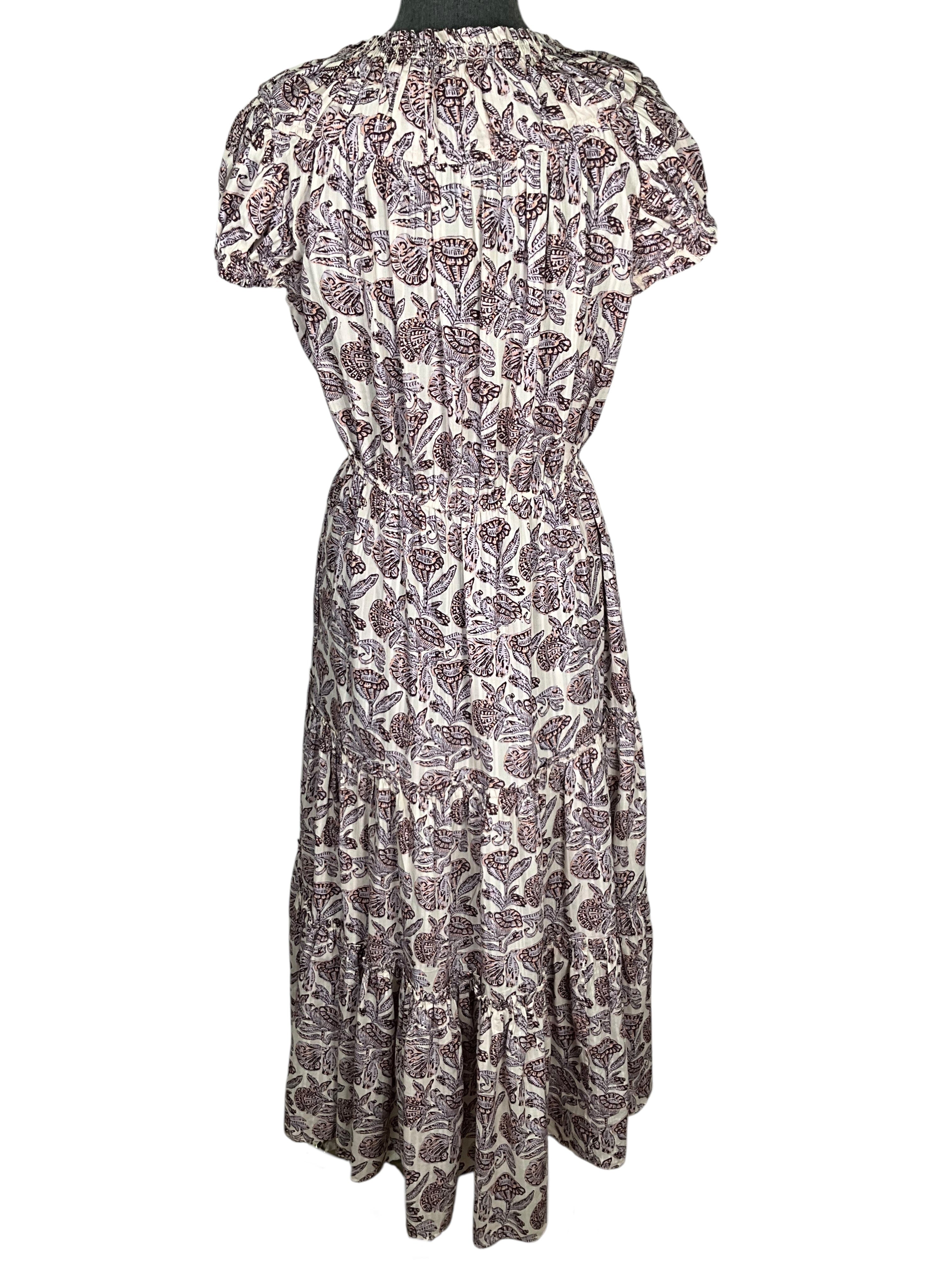 Ulla Johnson Meadow Floral Print Short Sleeve Maxi Dress Size S