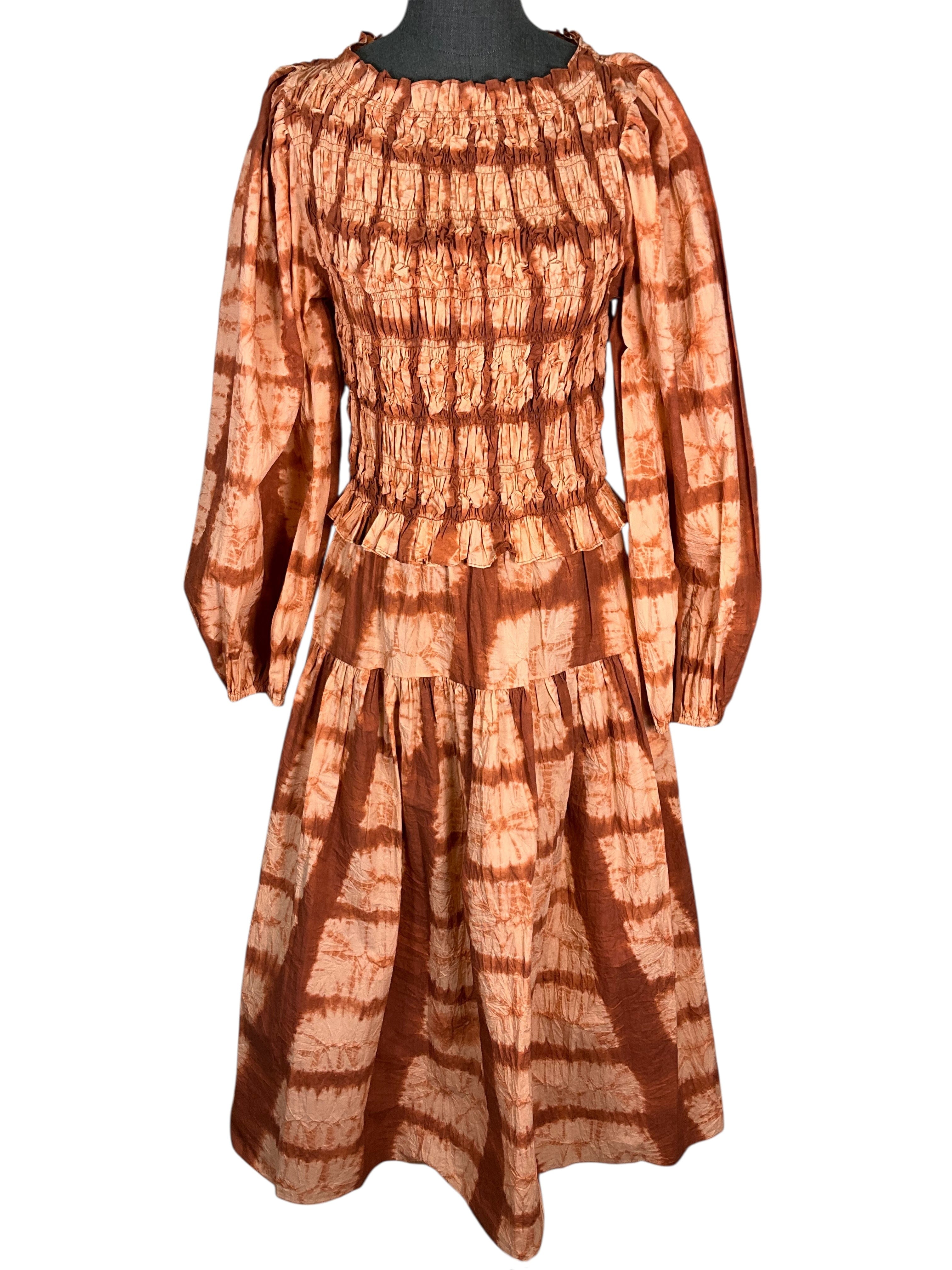 Ulla Johnson Tie Dye Long Sleeve Dress Size S