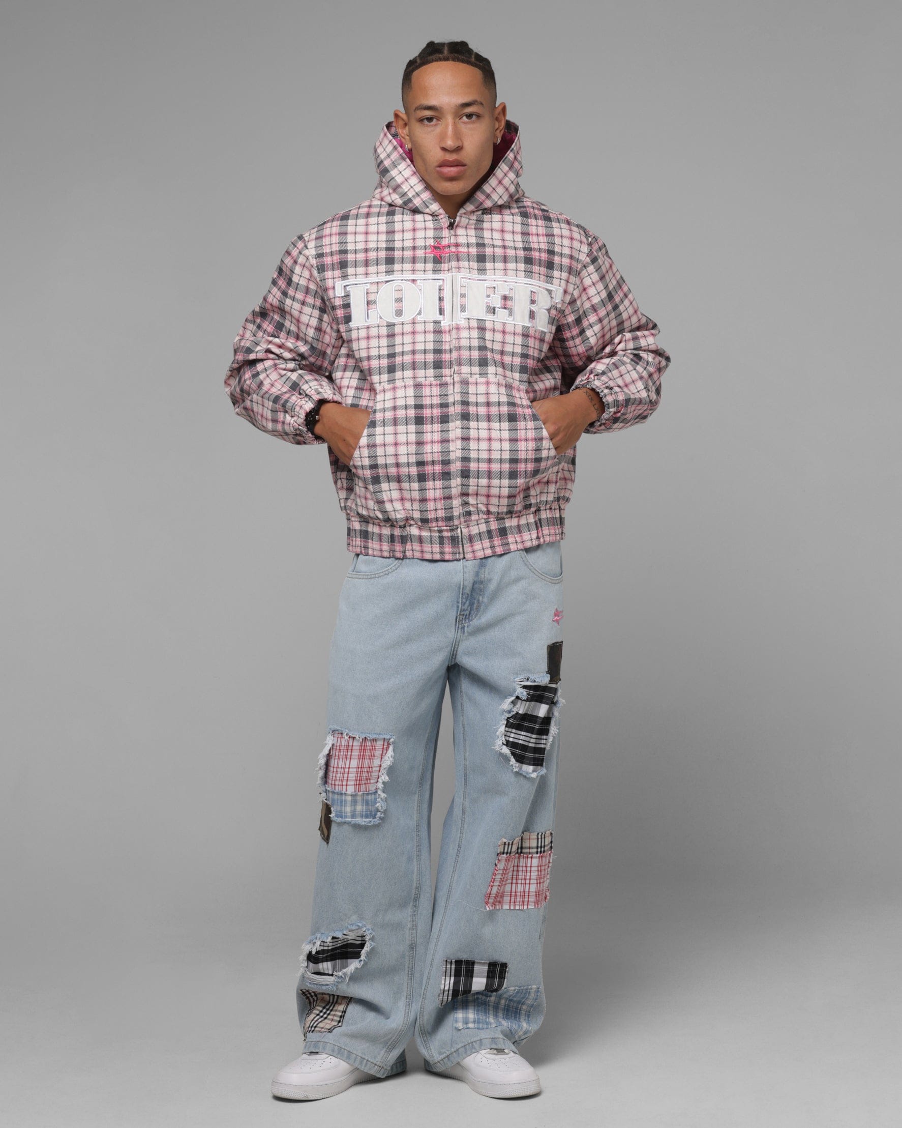 Loiter Patchwork Jeans Denim