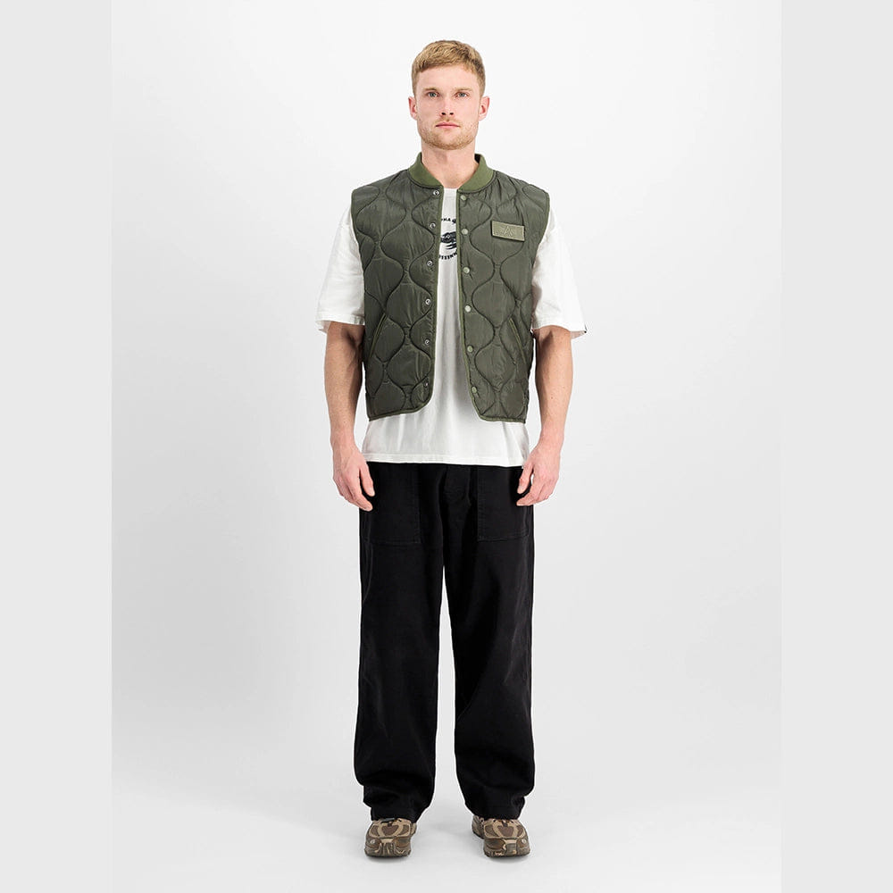 Alpha Industries Q-1 Vest – Leichte Utility Weste – Dark Olive (266107-142)