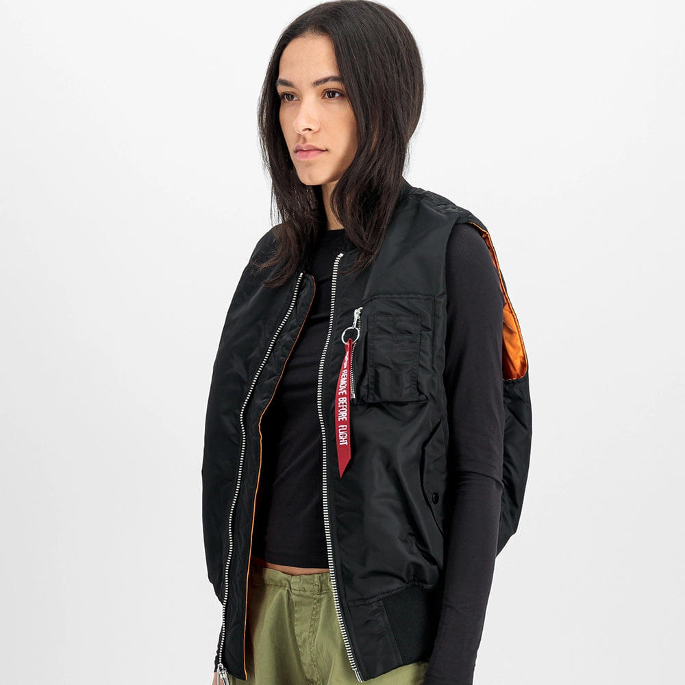Alpha Industries MA-1 Vest Heritage – Black