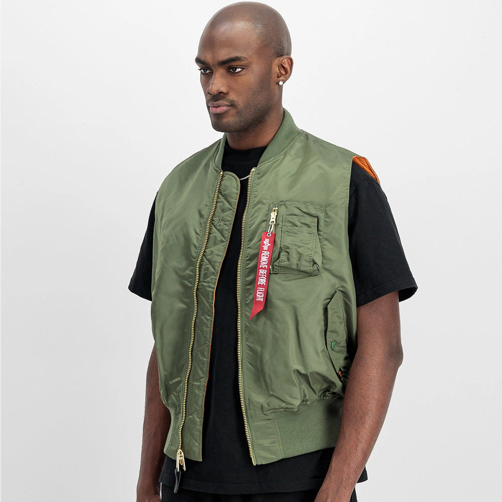 Alpha Industries MA-1 Vest Heritage – Sage Green