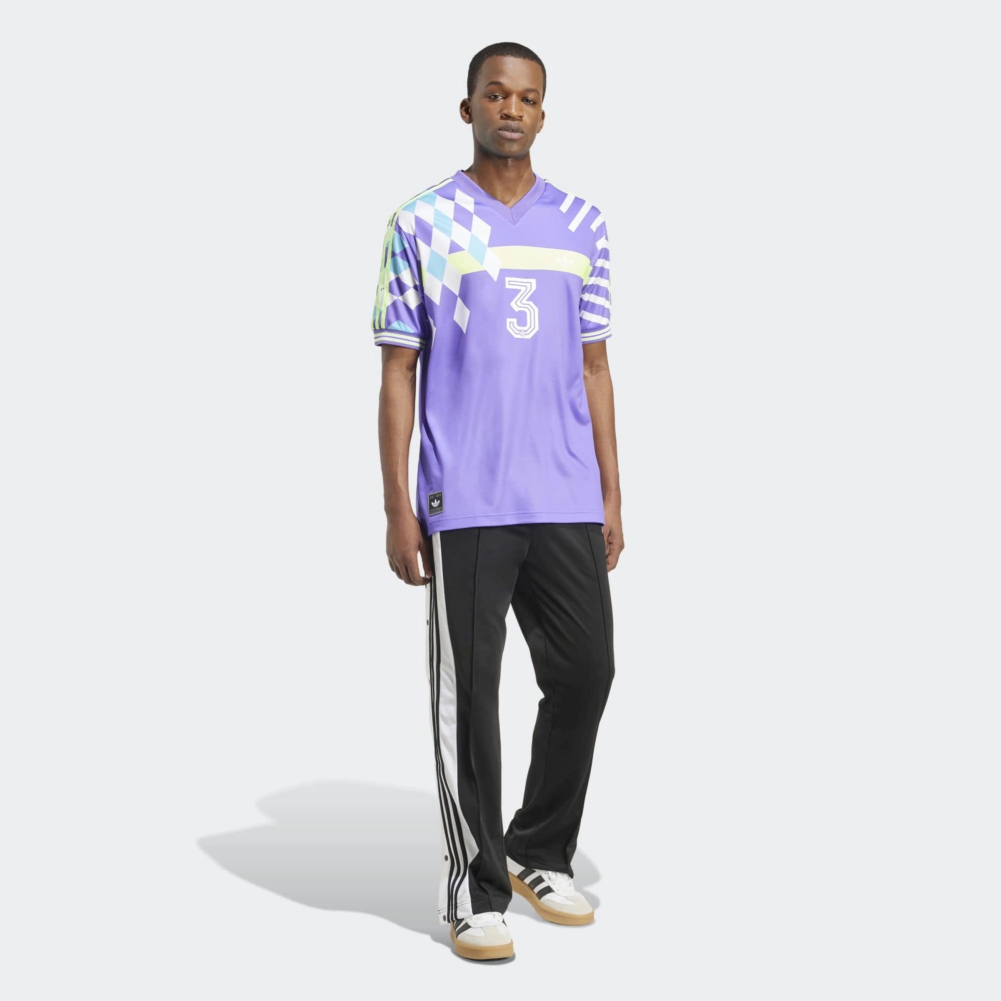 adidas Originals Nuwave 90s Jersey Trikot – Lila (Purple Rush)