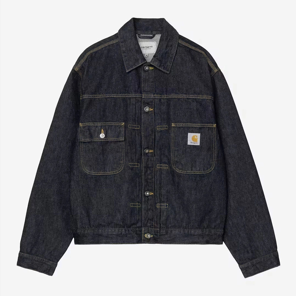 Carhartt Work in Progress Carhartt WIP Belmar Jacket – Dunkelblau / Blue (rinsed)