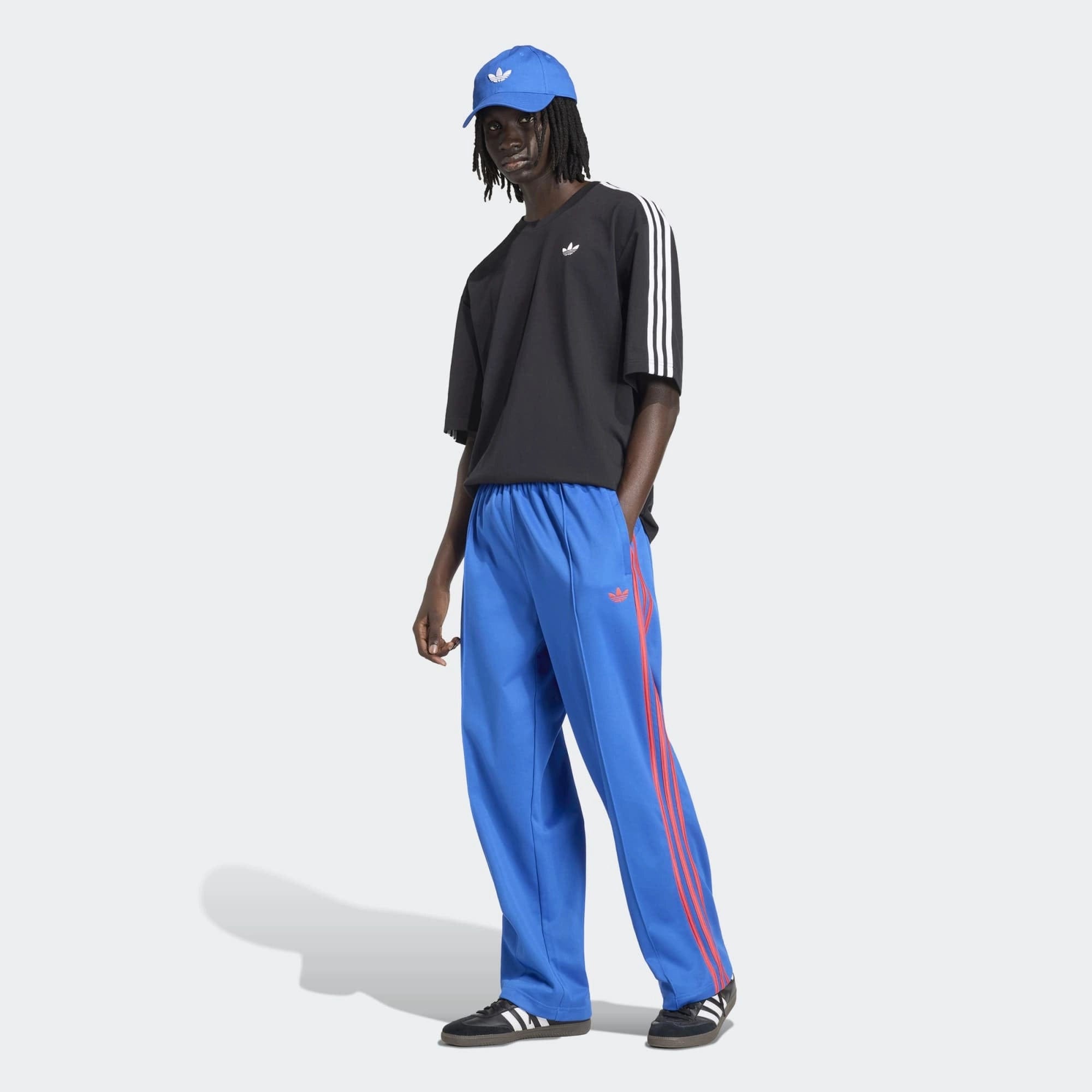adidas Originals Firebird Baggy Track Pants – Blue