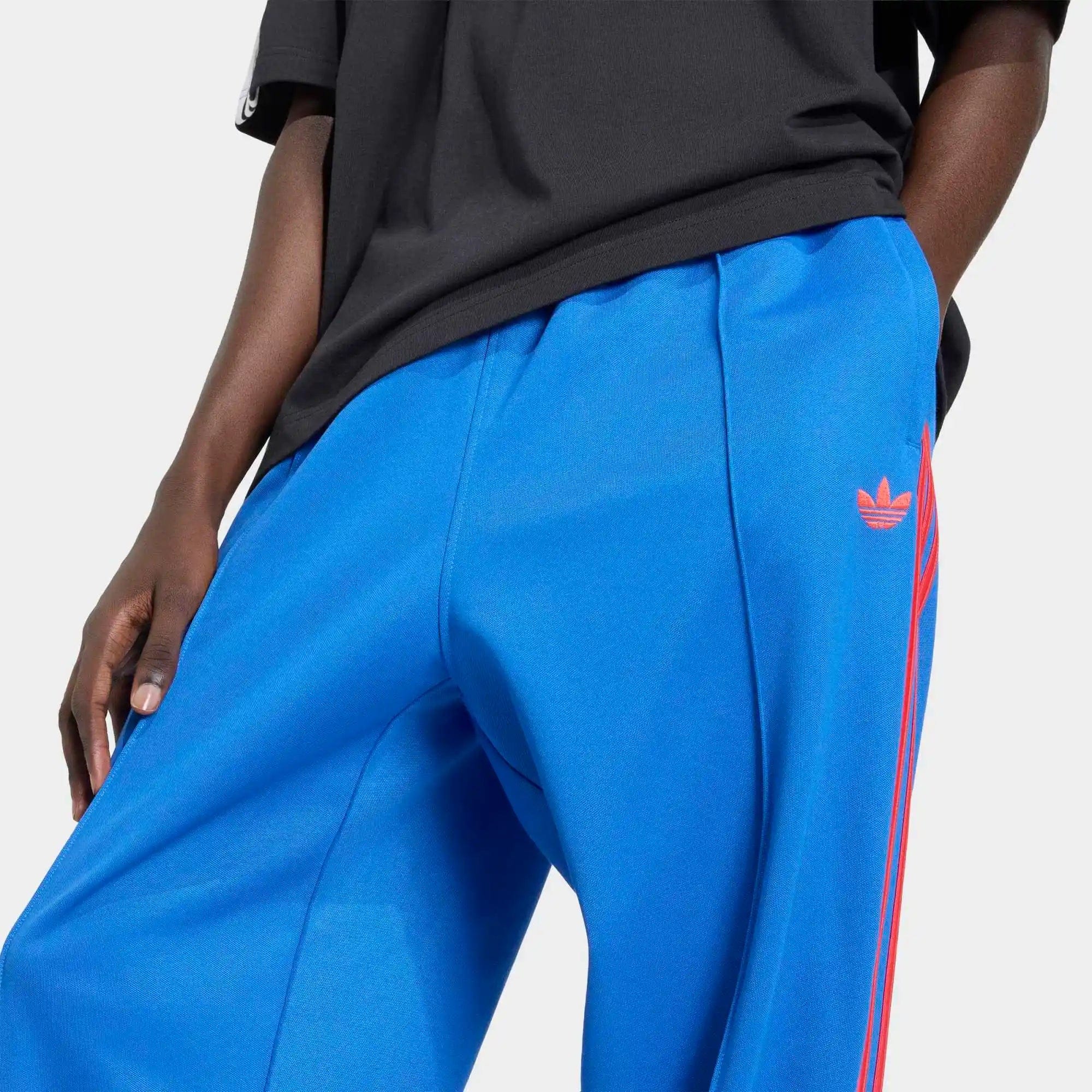 adidas Originals Firebird Baggy Track Pants – Blue