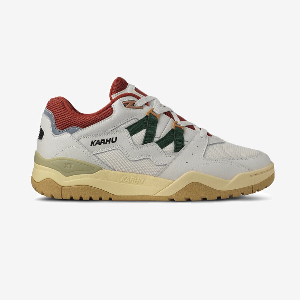 Karhu Fusion XT Sneaker Herren – Blanc de Blanc / Pineneedle (Weiß / Grün)