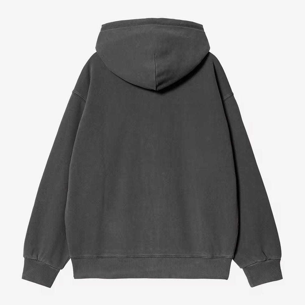 Carhartt Work in Progress Carhartt WIP Nelson Zip Hoodie – Schwarz (Black / Garment Dyed)